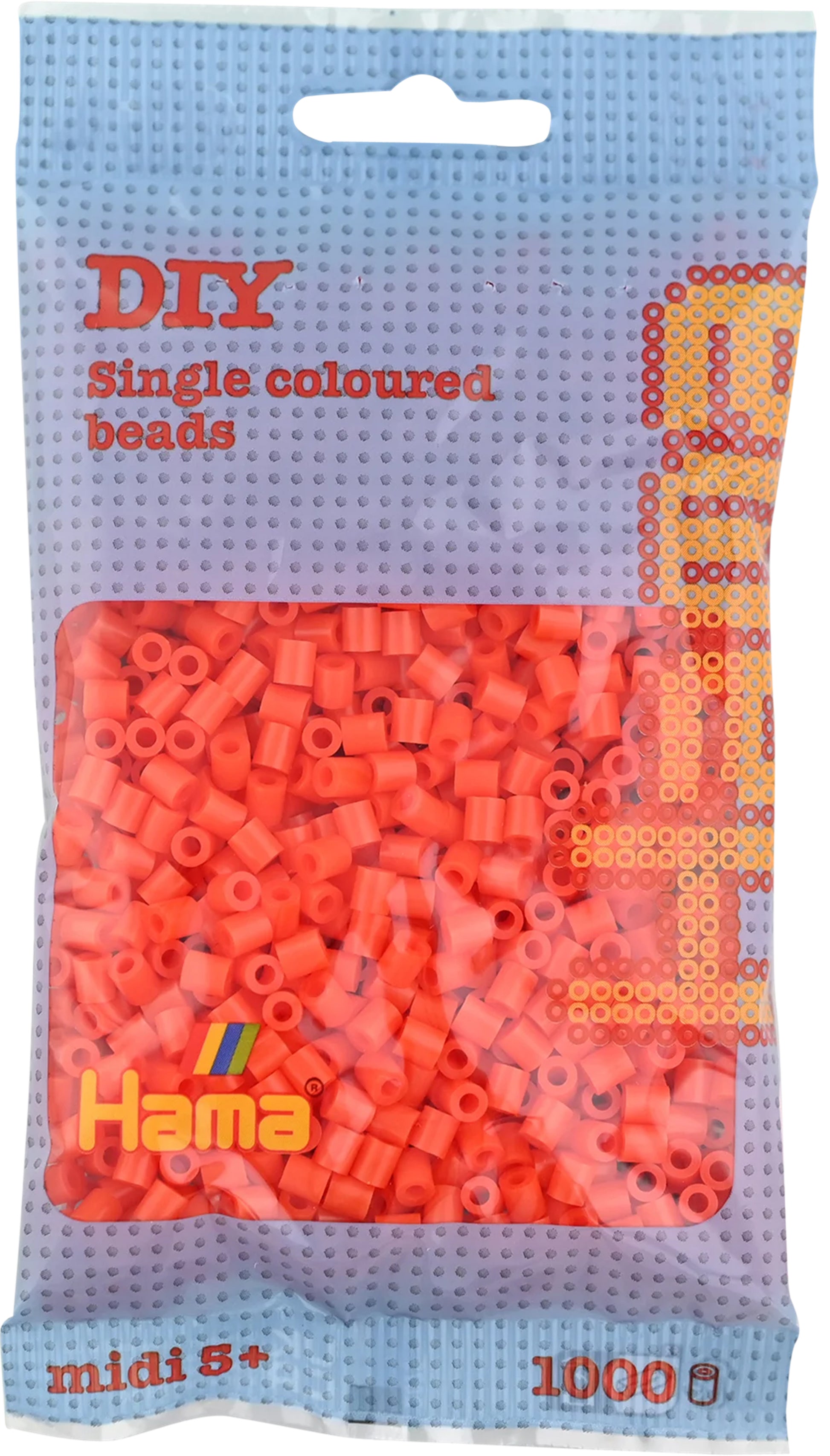 Hama Midi Bügelperlen, orange