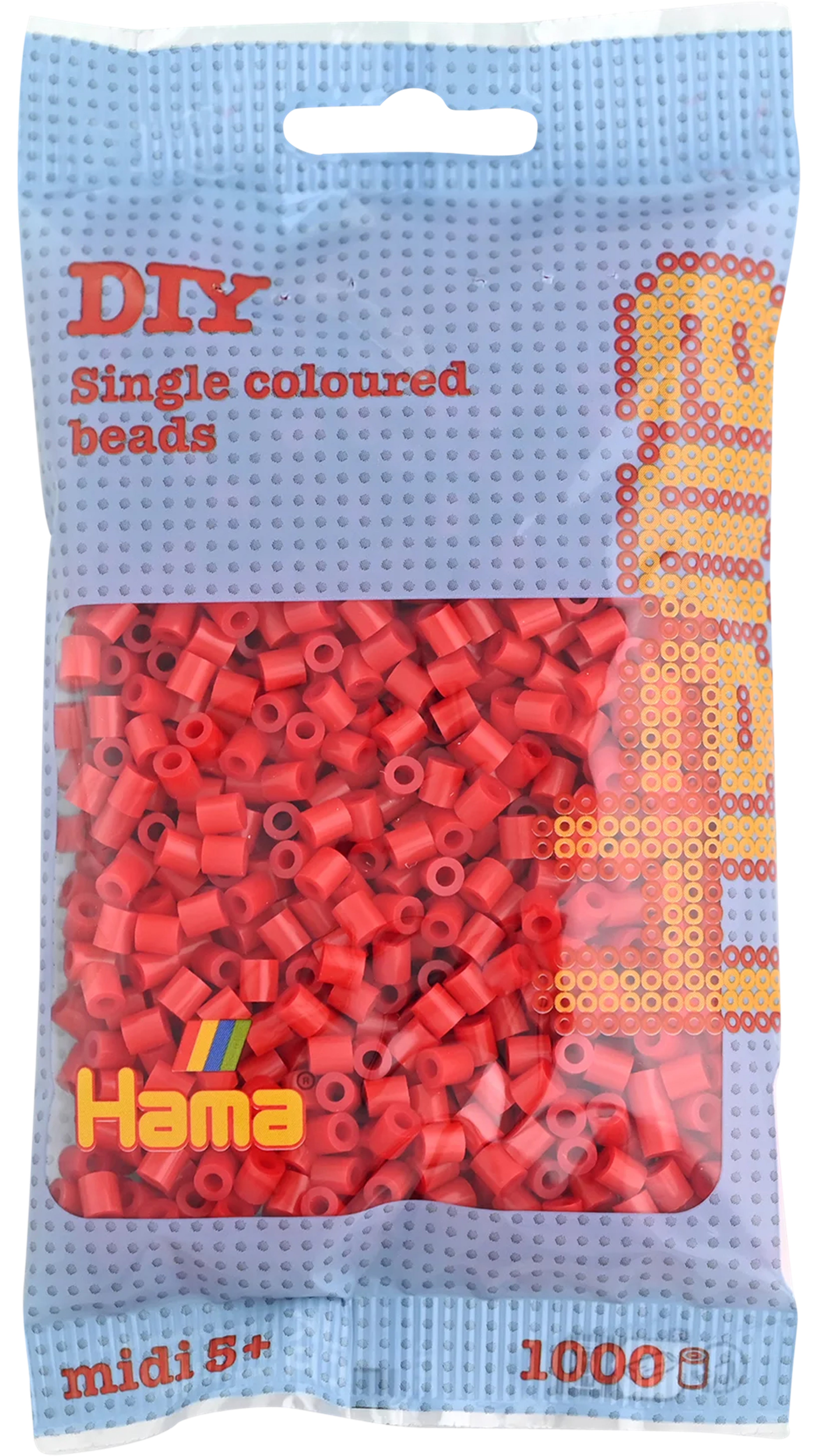 Hama Midi Bügelperlen, Rot