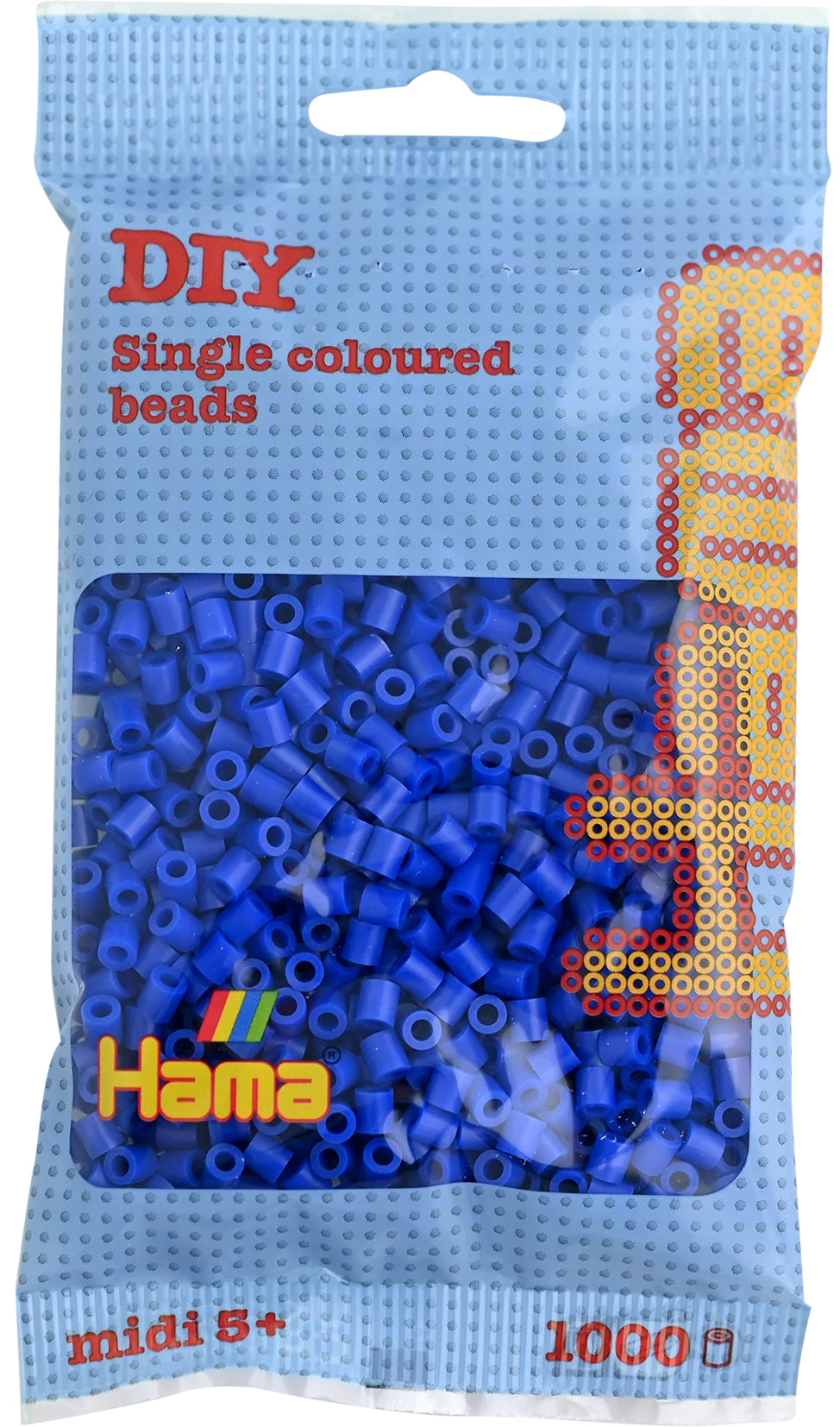 Hama Midi Bügelperlen, Blau