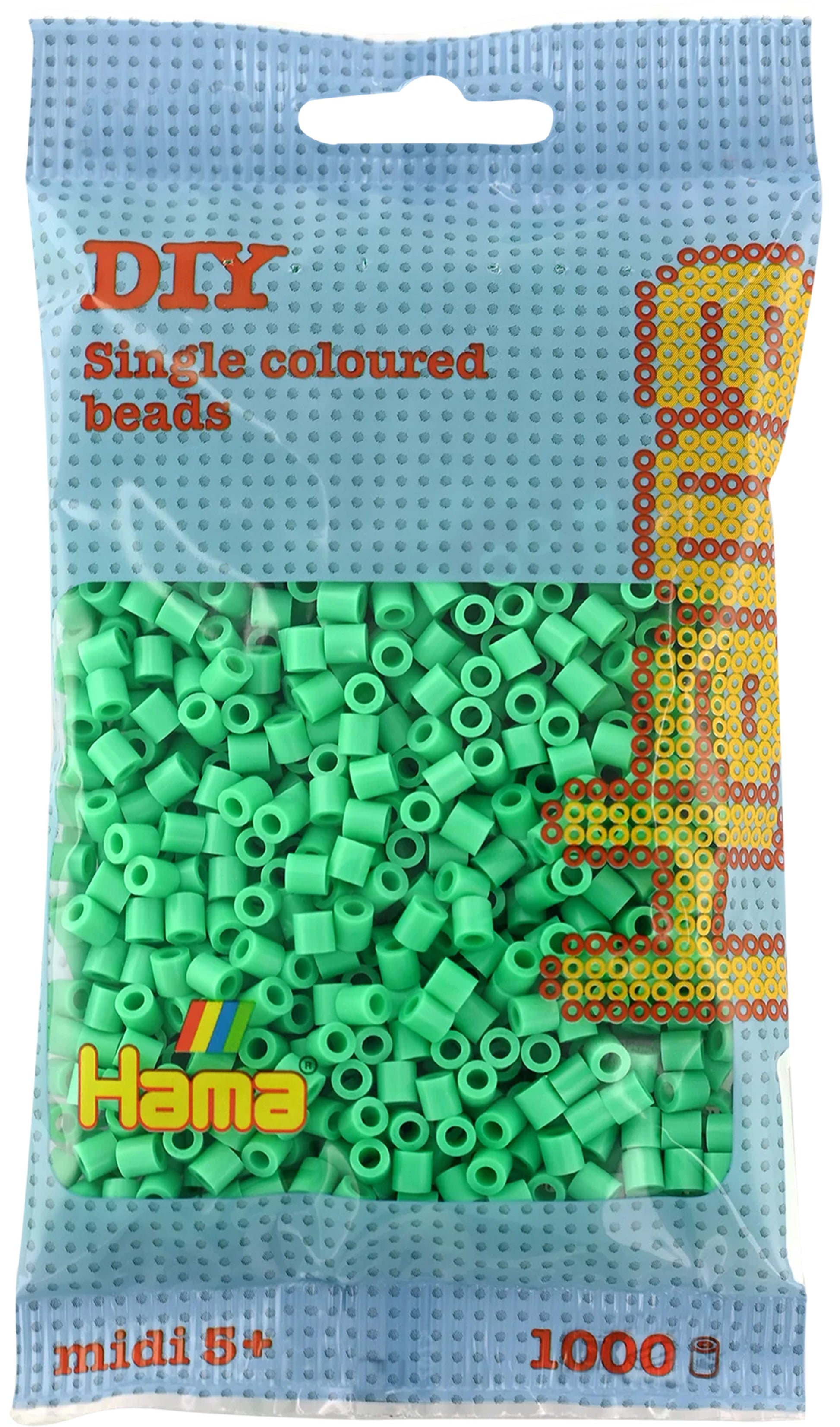 Hama Midi Bügelperlen, Hellgrün, ca. 1'000 Stk