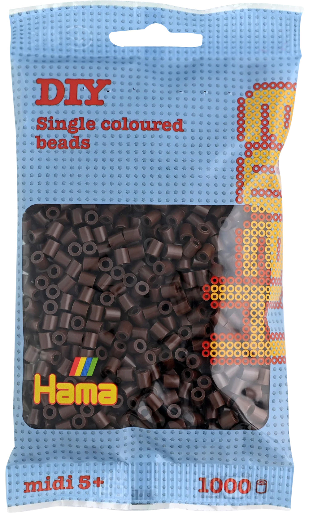 Hama Bügelperlen, Midi, Braun, 1'000 Stk.