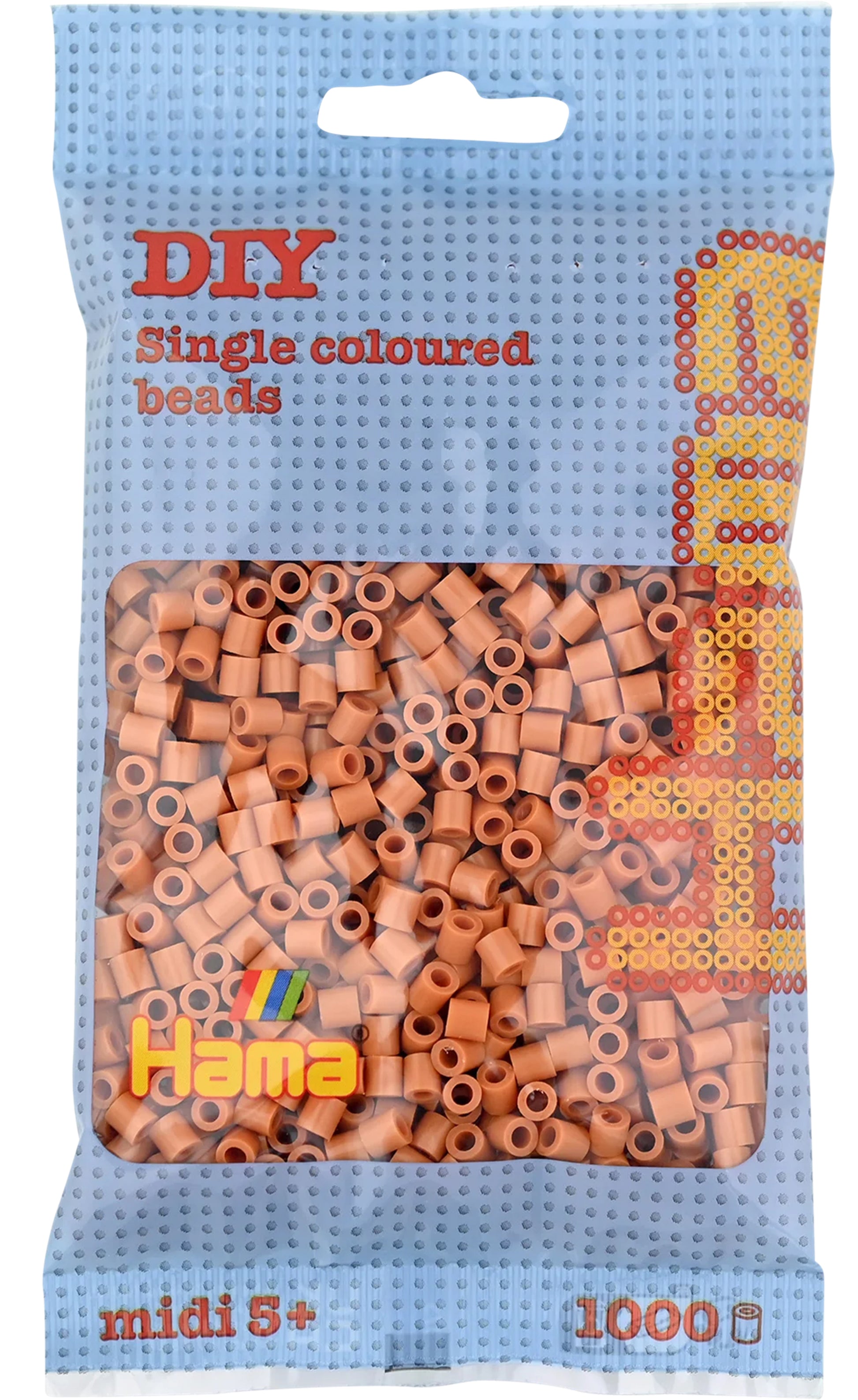 Hama Dekosteine/Dekogranulat, Midi Bügelperlen, Hellbraun, 1'000 Stk., G10120721