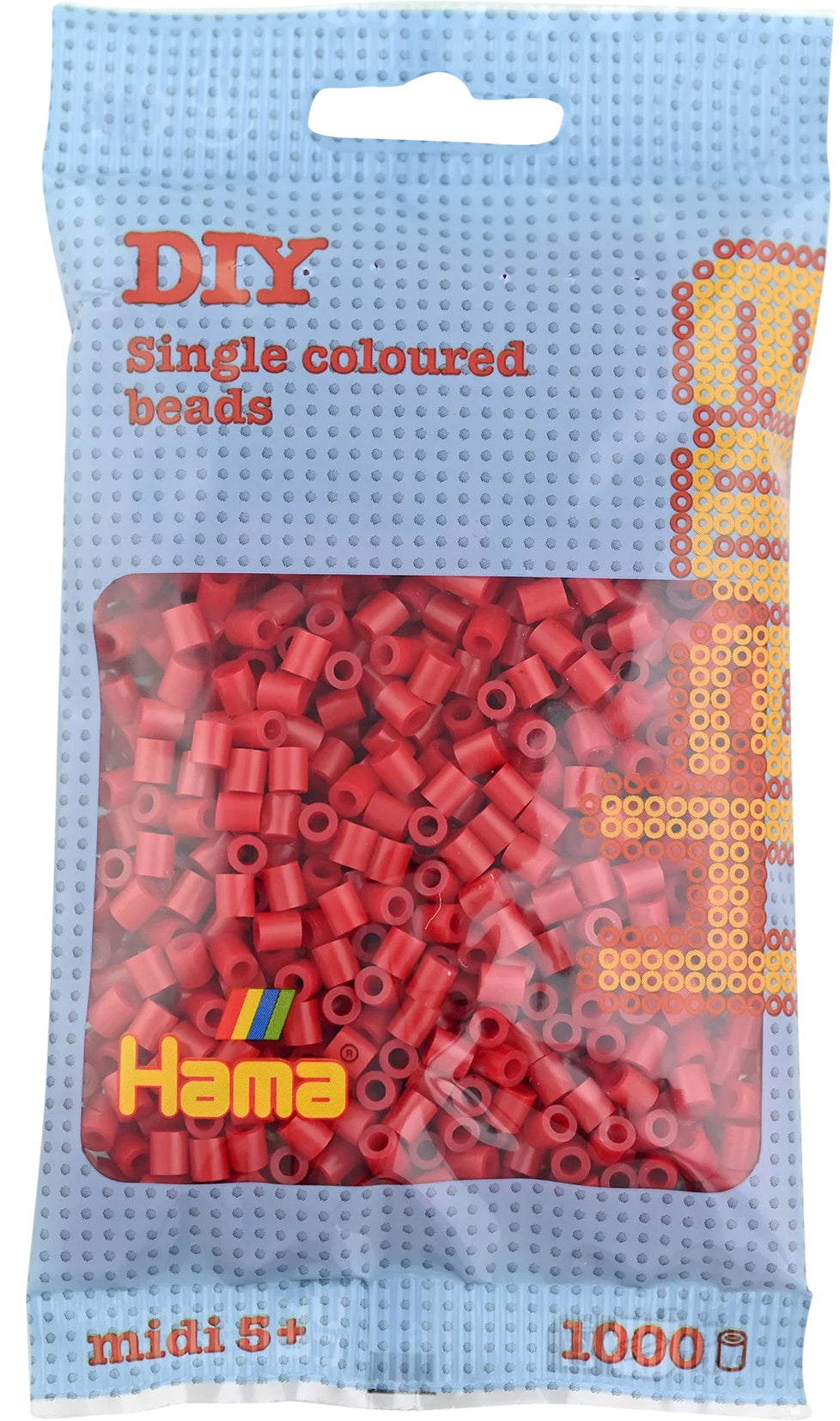 Hama Midi Bügelperlen, Rot