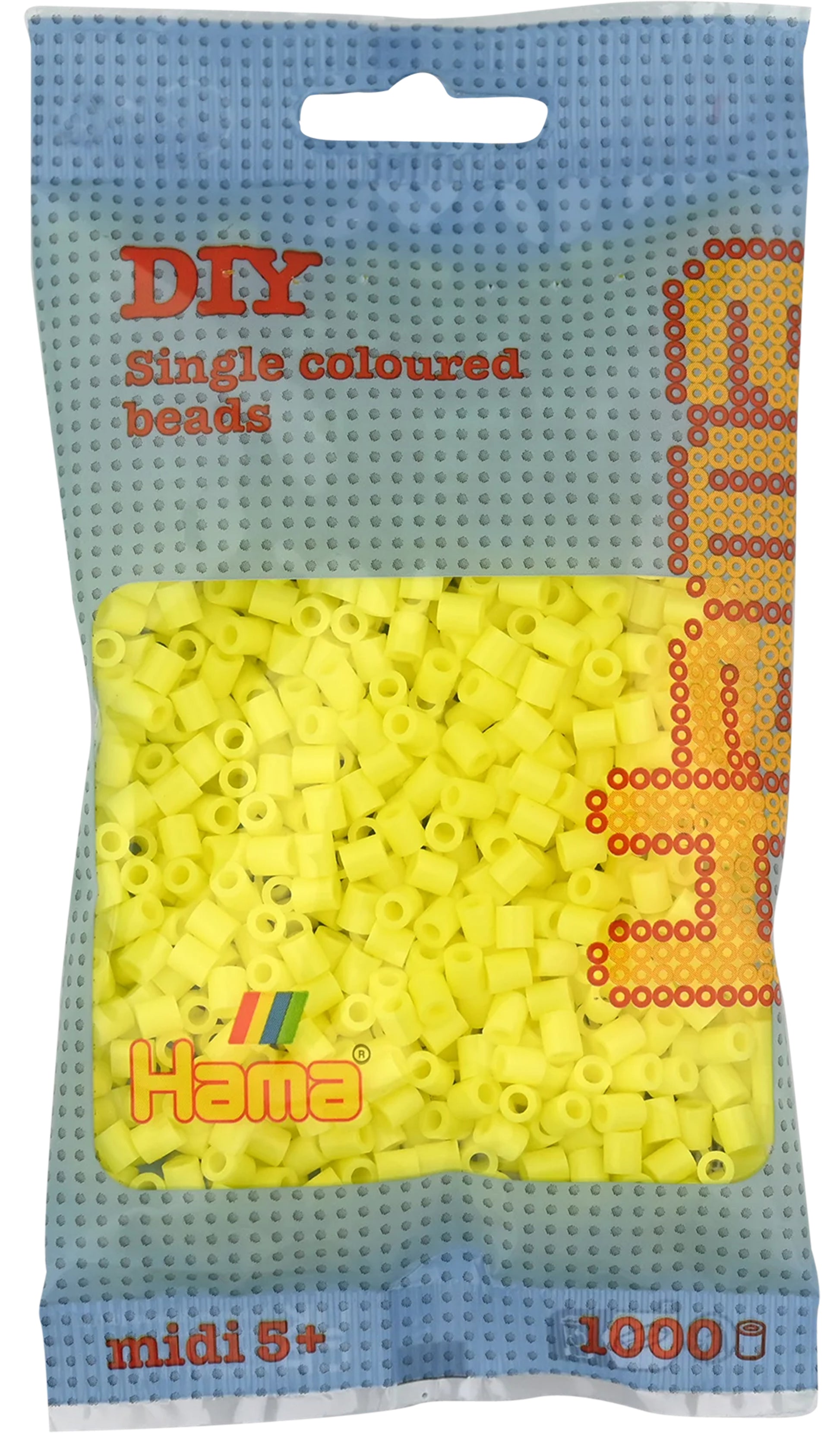Hama Midi Bügelperlen, Pastellgelb, 1'000 Stk., G10120743