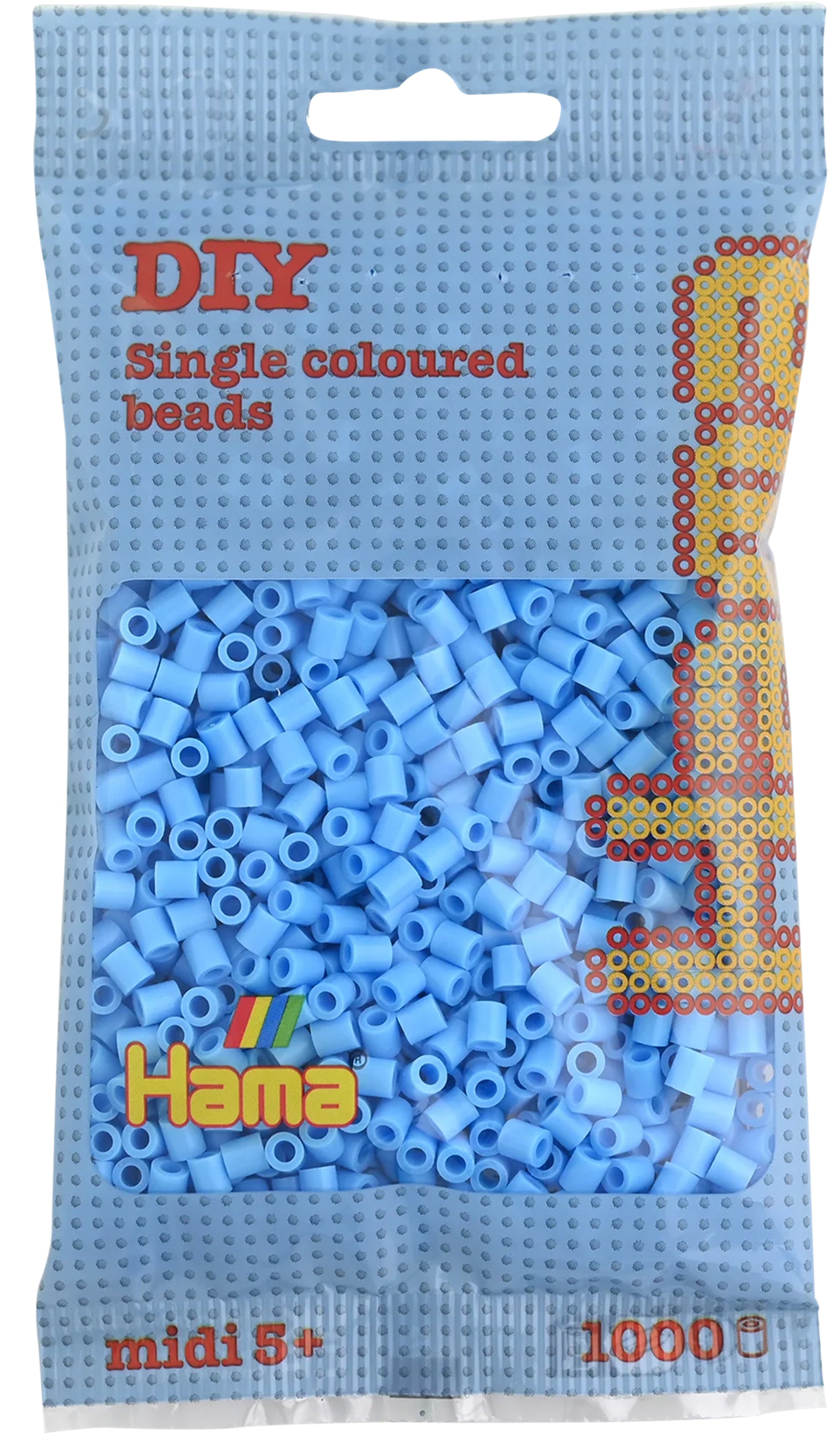 Hama Midi Bügelperlen, Hellblau
