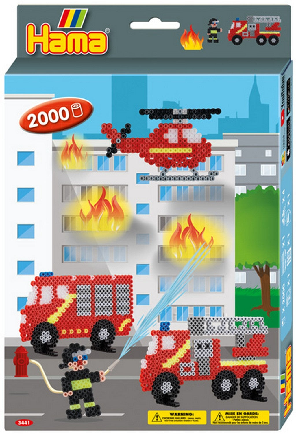 Hama Bügelperlen-Set – Feuerwehr – G1013441 – ab 3 Jahren