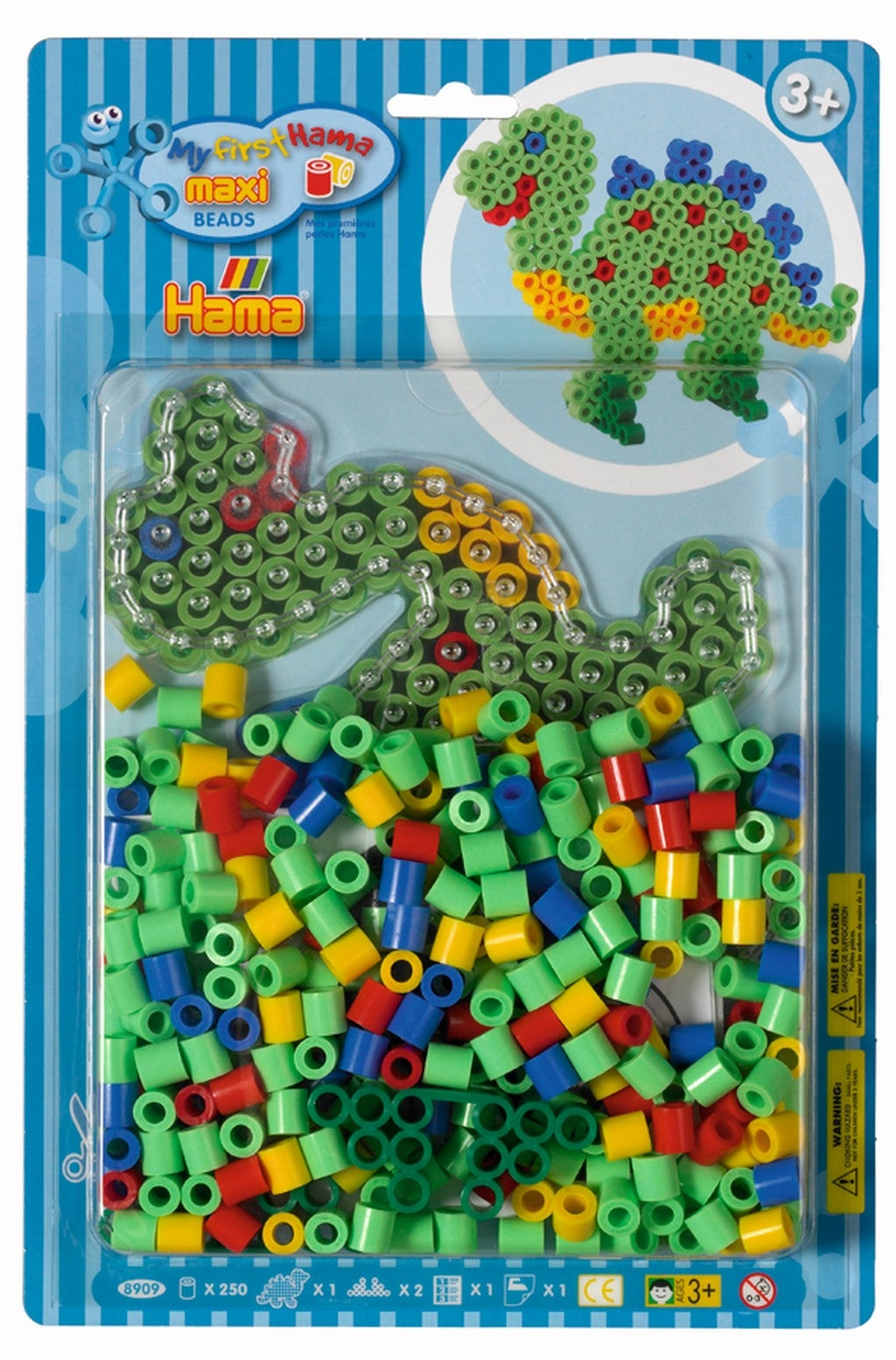 Hama Dino – Maxi Bügelperlen-Set – ab 3 Jahren