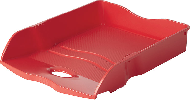 HAN Briefkorb für A4, Polypropylen (PP), Rot, 259 × 63 × 351 mm