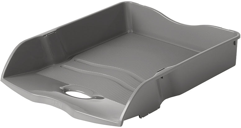 HAN Re-Loop – Briefkorb für A4, Polypropylen (PP), Grau, 259 × 63 × 351 mm