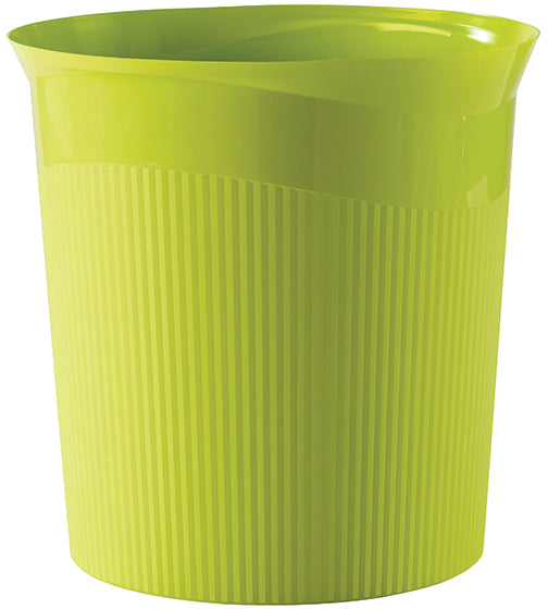 HAN Papierkorb Re-LOOP – 13 l – Recycling-Kunststoff – Hellgrün