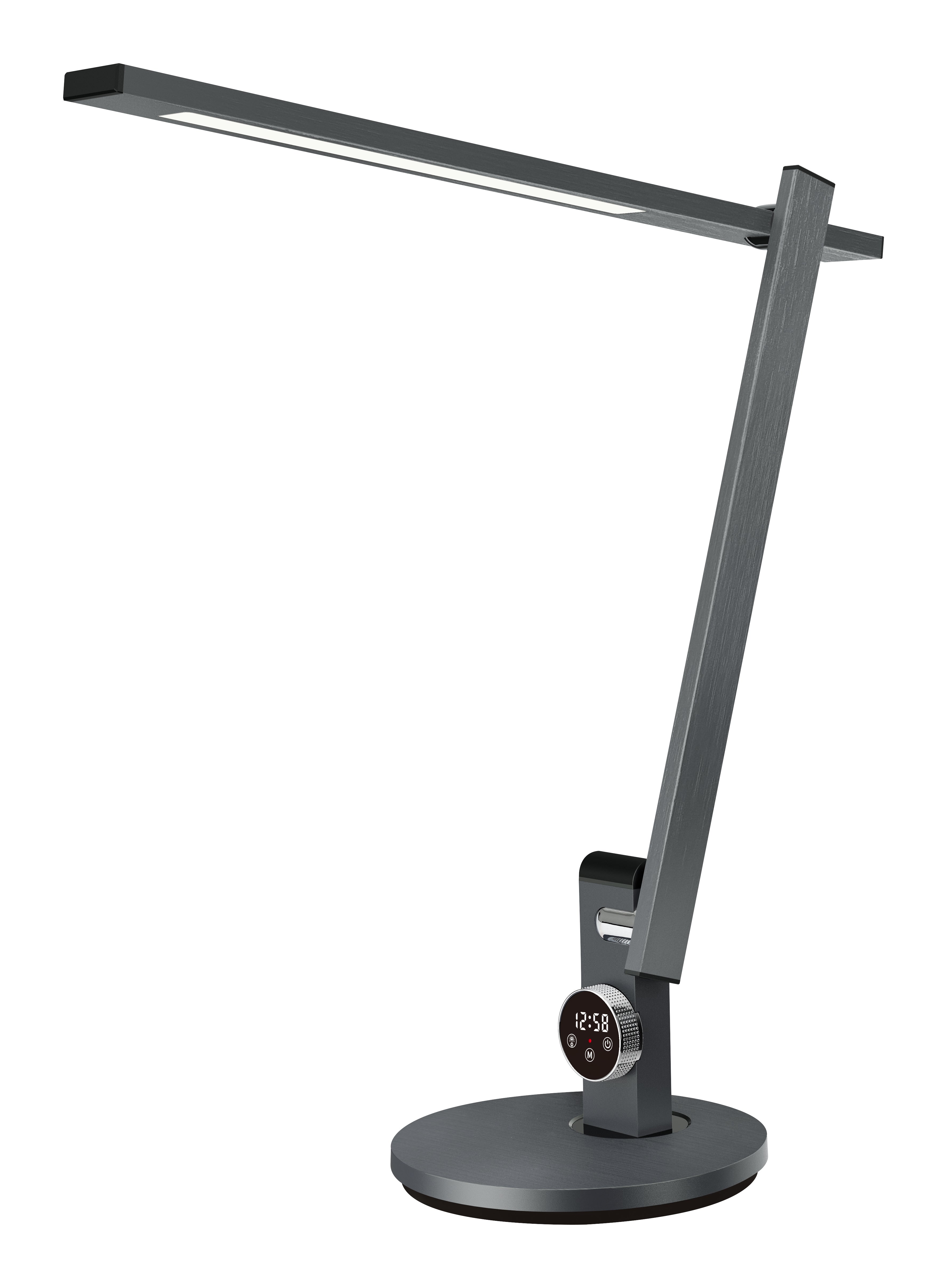 Hansa Tischleuchte Beam – LED 12 W, 560 lm, 2800–5500 K, Standfuss – Anthrazit