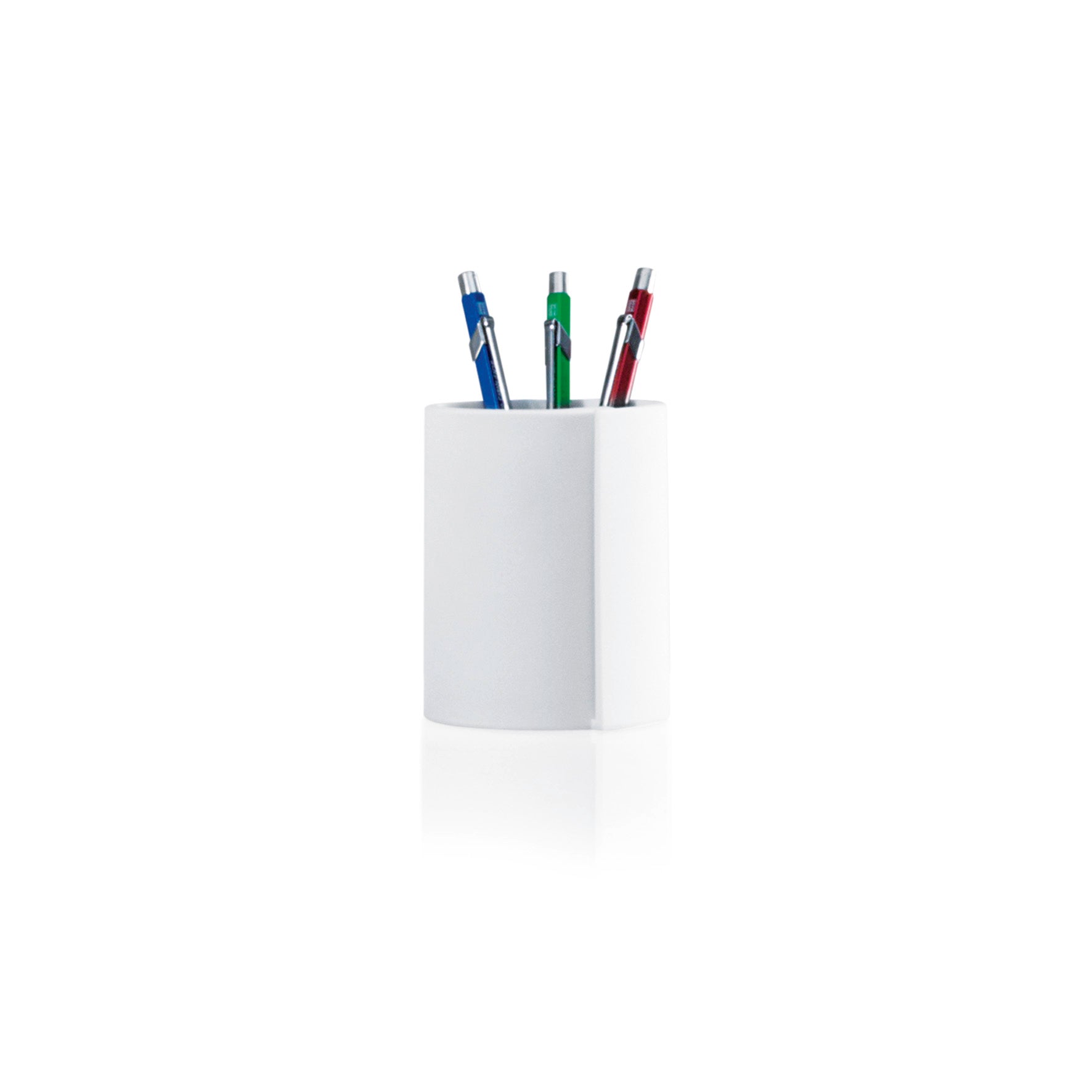 Hansa Stifteköcher – 106 × 84 × 94 mm, Gummi, weiss