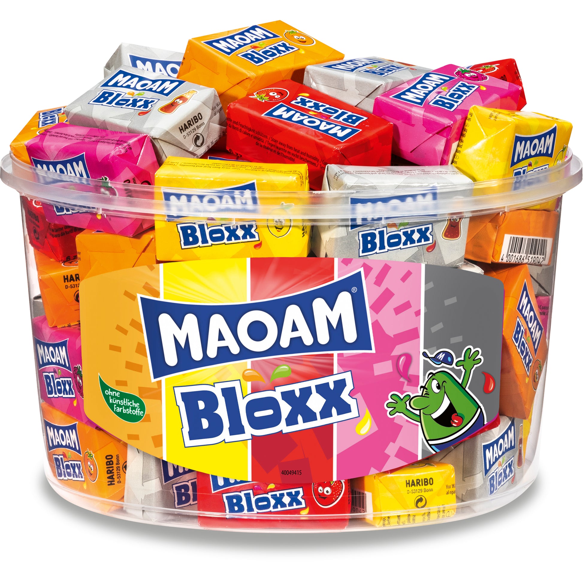 Haribo Bloxx Fruchtgummi – Frucht – 1,28 kg