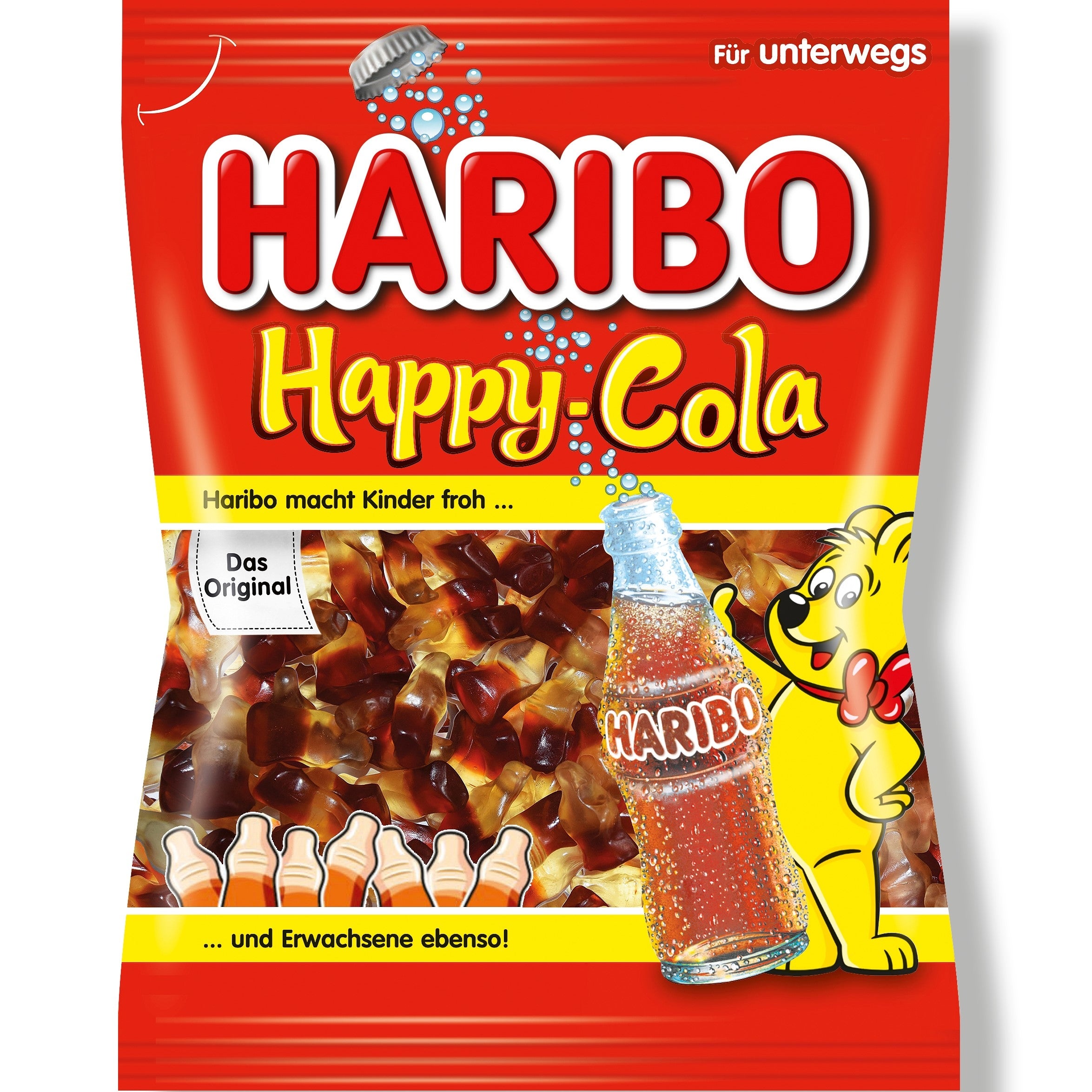 Haribo Happy Cola Gummibonbons – 106 g