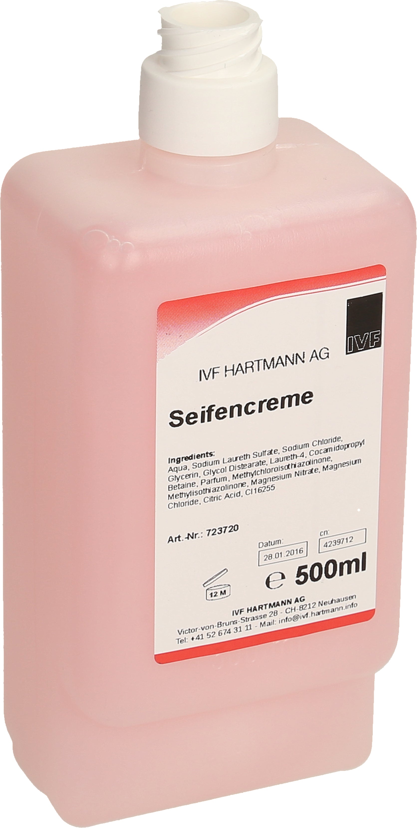 Hartmann Handseife Flüssig – extramild – rosa