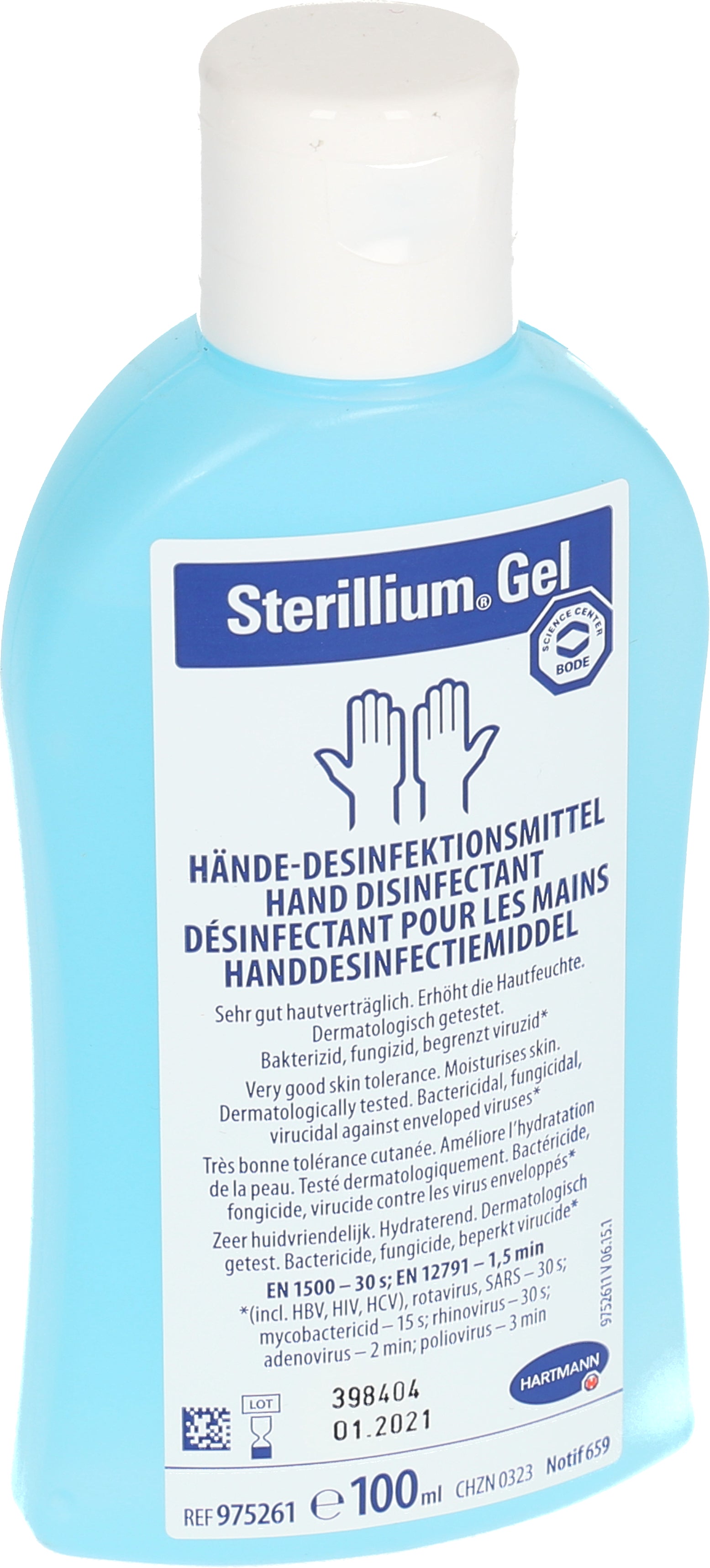 Hartmann Händedesinfektionsgel – Flasche – 100 ml