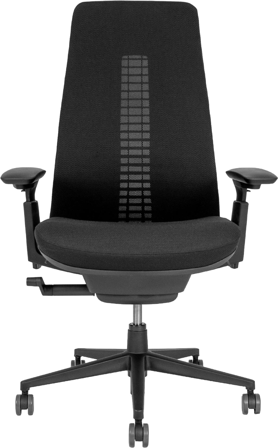 Haworth Fern 852473320 Bürostuhl – Stoff – Schwarz, 4D-Armlehnen