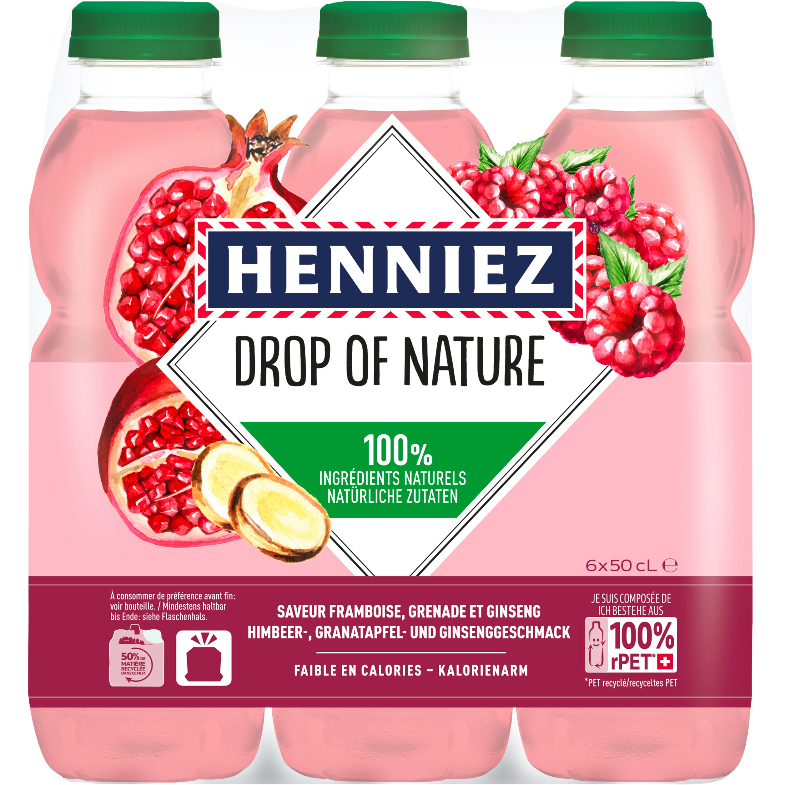 Henniez Aromatisiertes Wasser Drop of Nature, Apfel – 5 dl