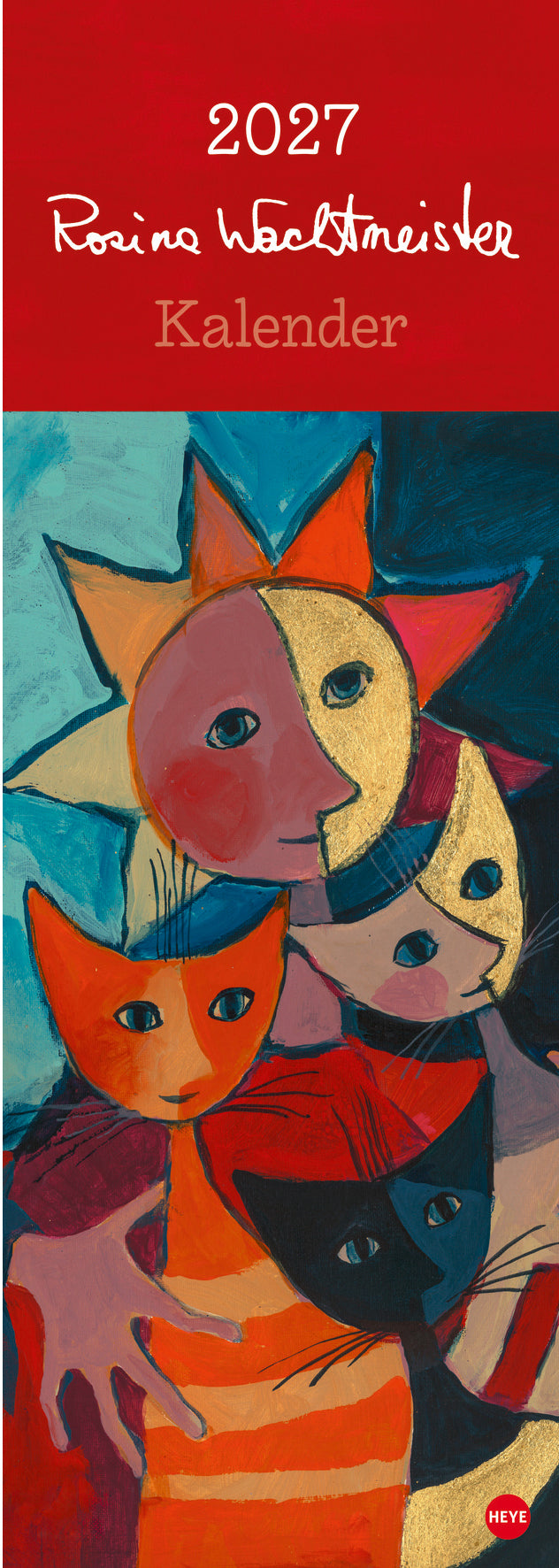 Heye R. Wachtmeister – Bildkalender 2027 – 26 × 70 cm – Kalendarium deutsch