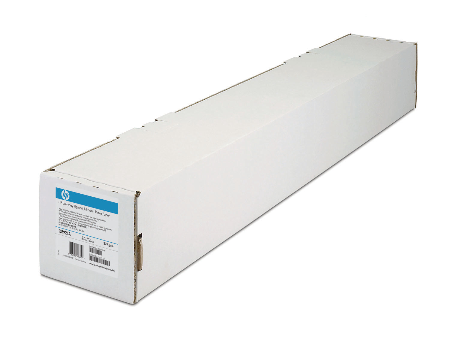 HP Fotopapier seidenmatt – 1'067 mm × 30,5 m – 235 g/m² – Kern 2″