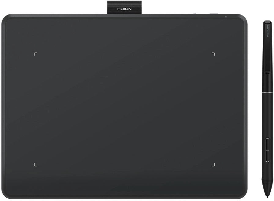 Huion Inspiroy Frego S – Stifttablet – Bluetooth, USB-C – 8k Druckstufen – Schwarz