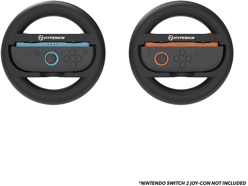 Hyperkin Racing Wheel Set 2 M07716 2er-Pack – Maus, für Nintendo Switch, Schwarz