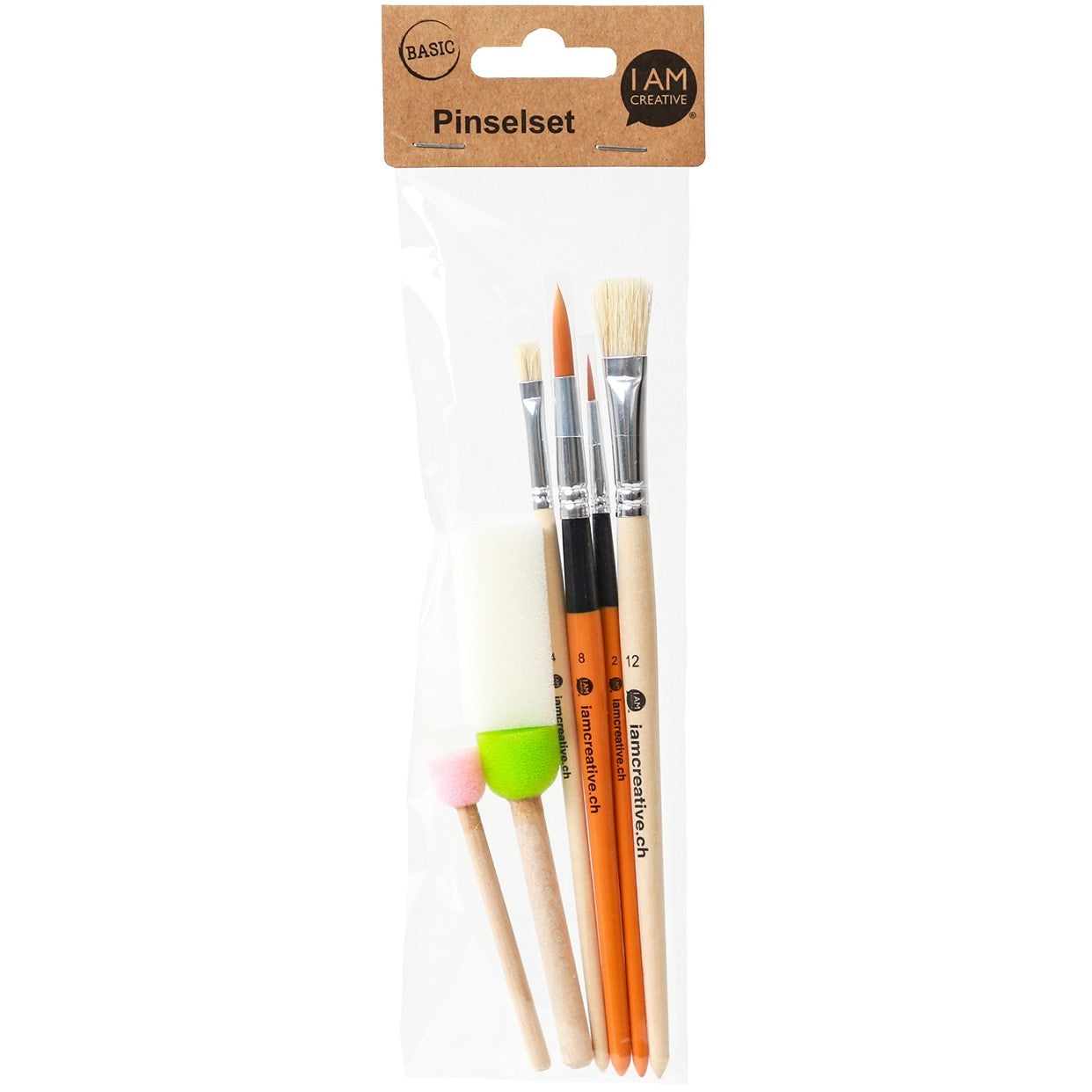 I am creative Basic 1011.26 – Pinsel-Set, 10-teilig, sortiert