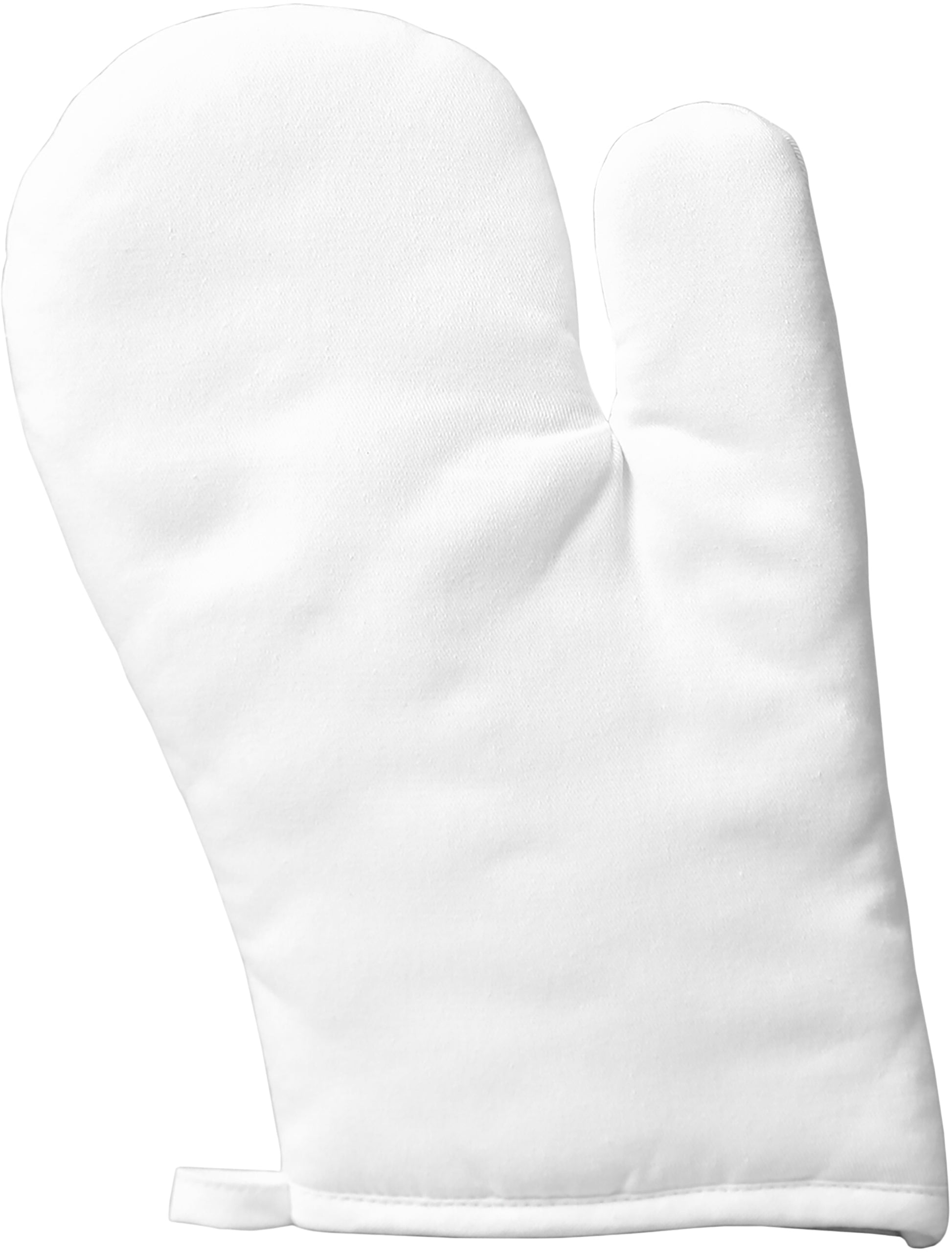 I am creative Ofenhandschuh 21 × 34 × 3 cm, Baumwolle, wattiert, weiss