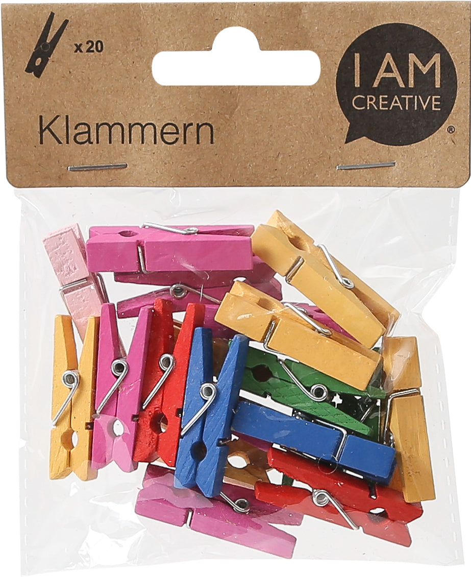 I am creative Holzklammern, 35 × 8 mm