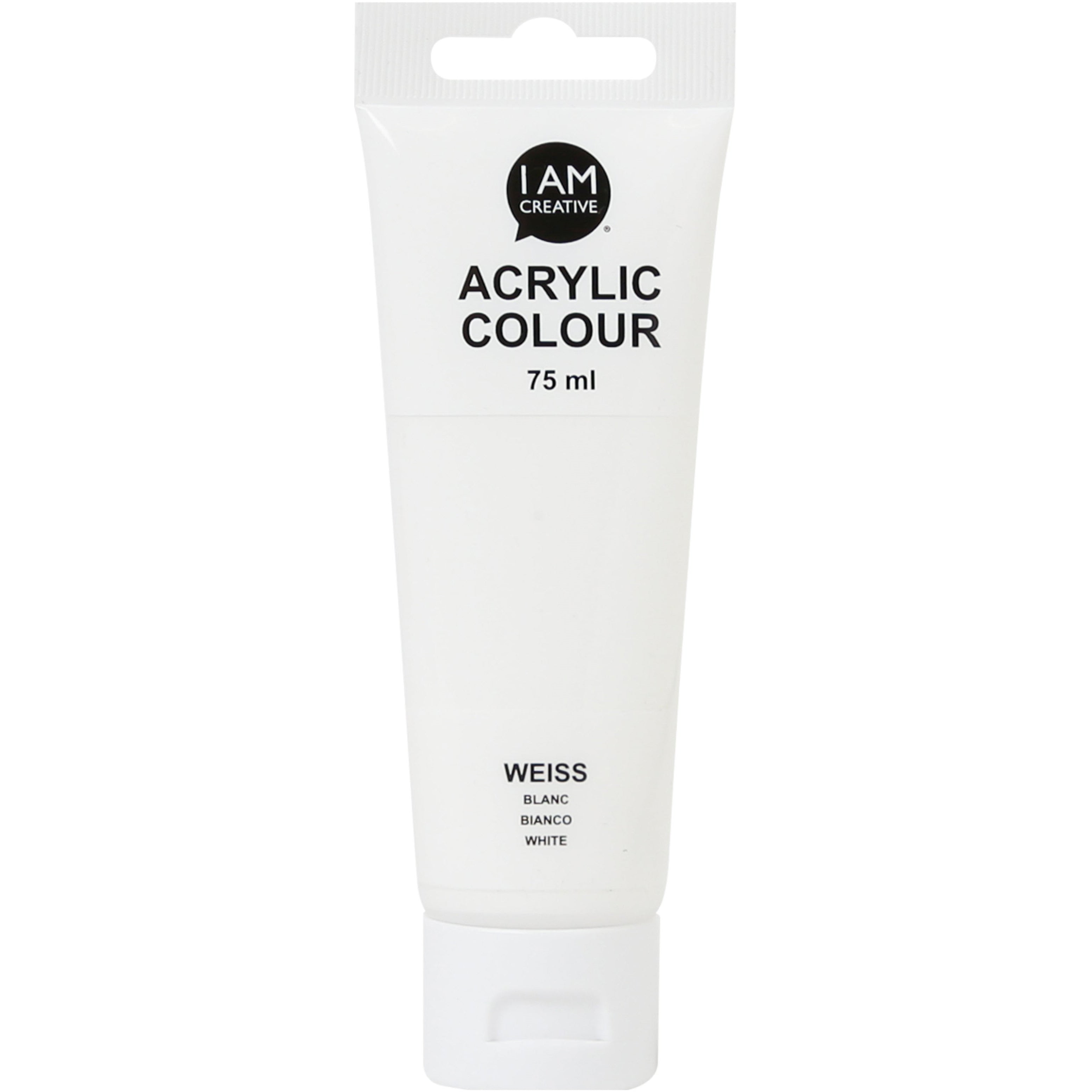 I am creative Acrylfarbe – Weiss – 75 ml