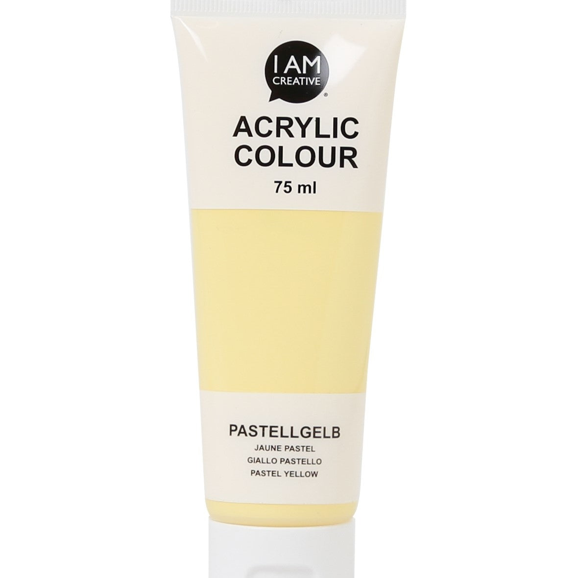 I am creative Acrylfarbe – Pastellgelb 2001.3 – 75 ml