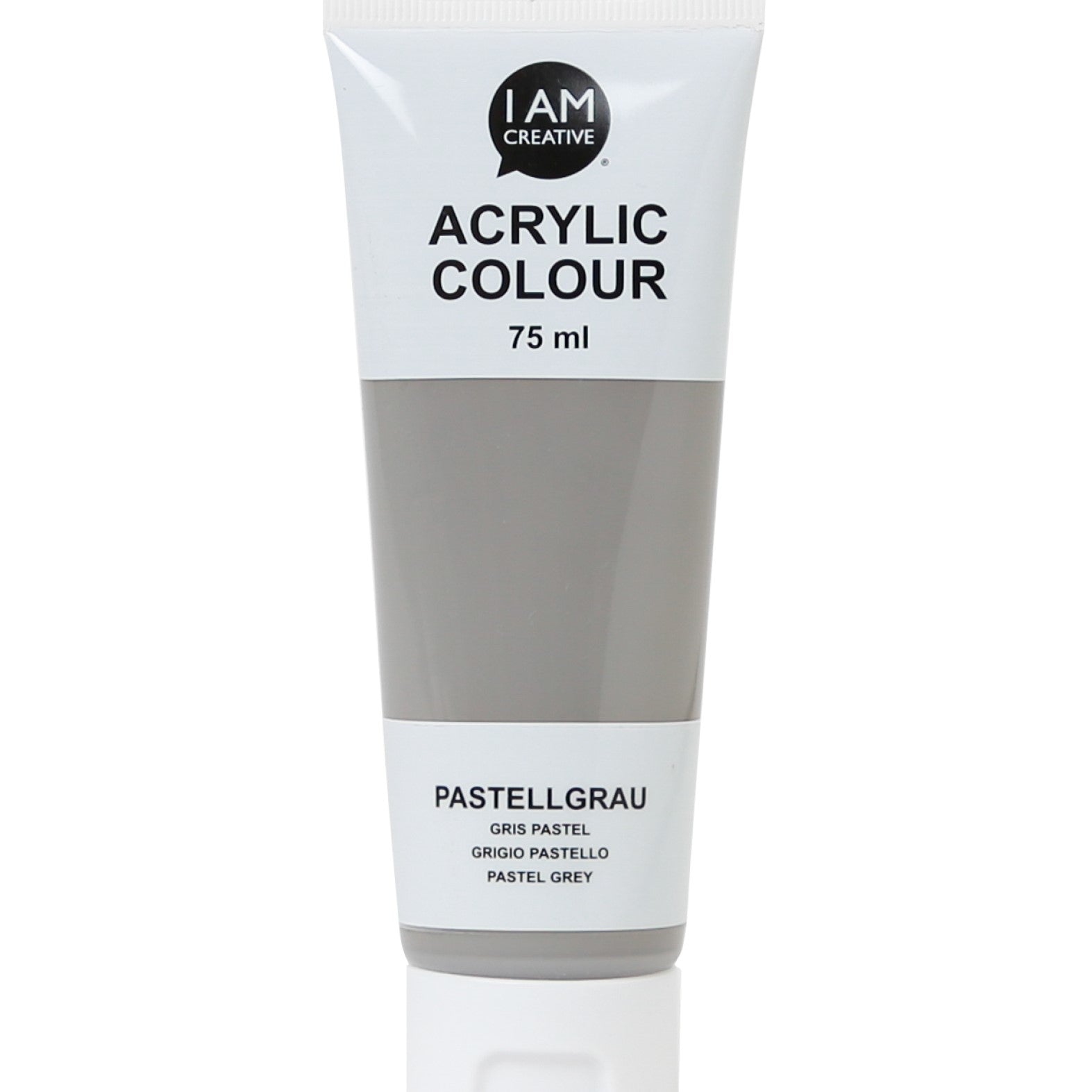 I am creative Acrylfarbe – Pastellgrau – 75 ml