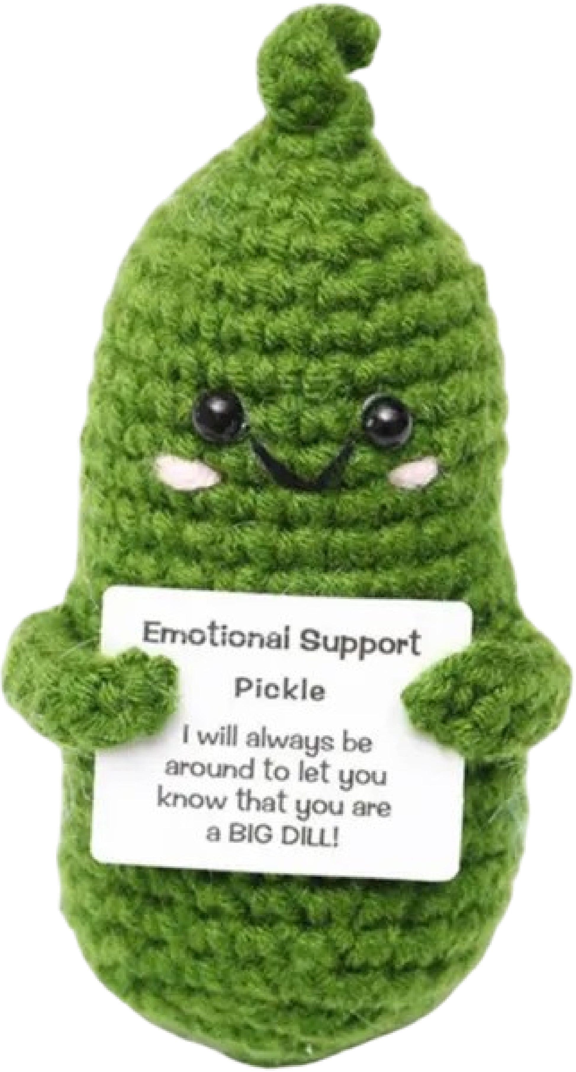 I am Creative Plüschtier Positive Pickle – 13 cm – grün