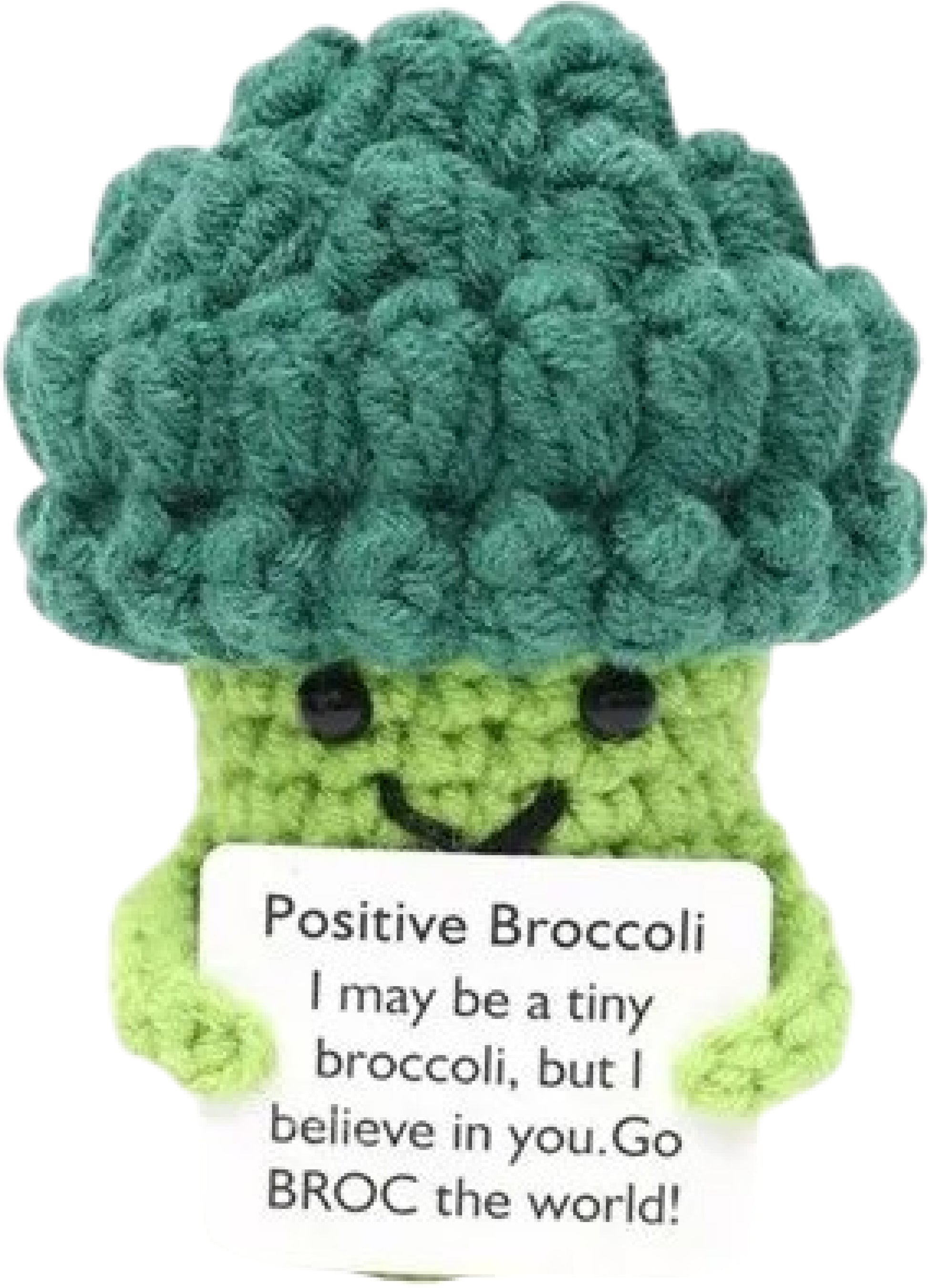 I am Creative Plüschtier Brokkoli – 10 cm – grün