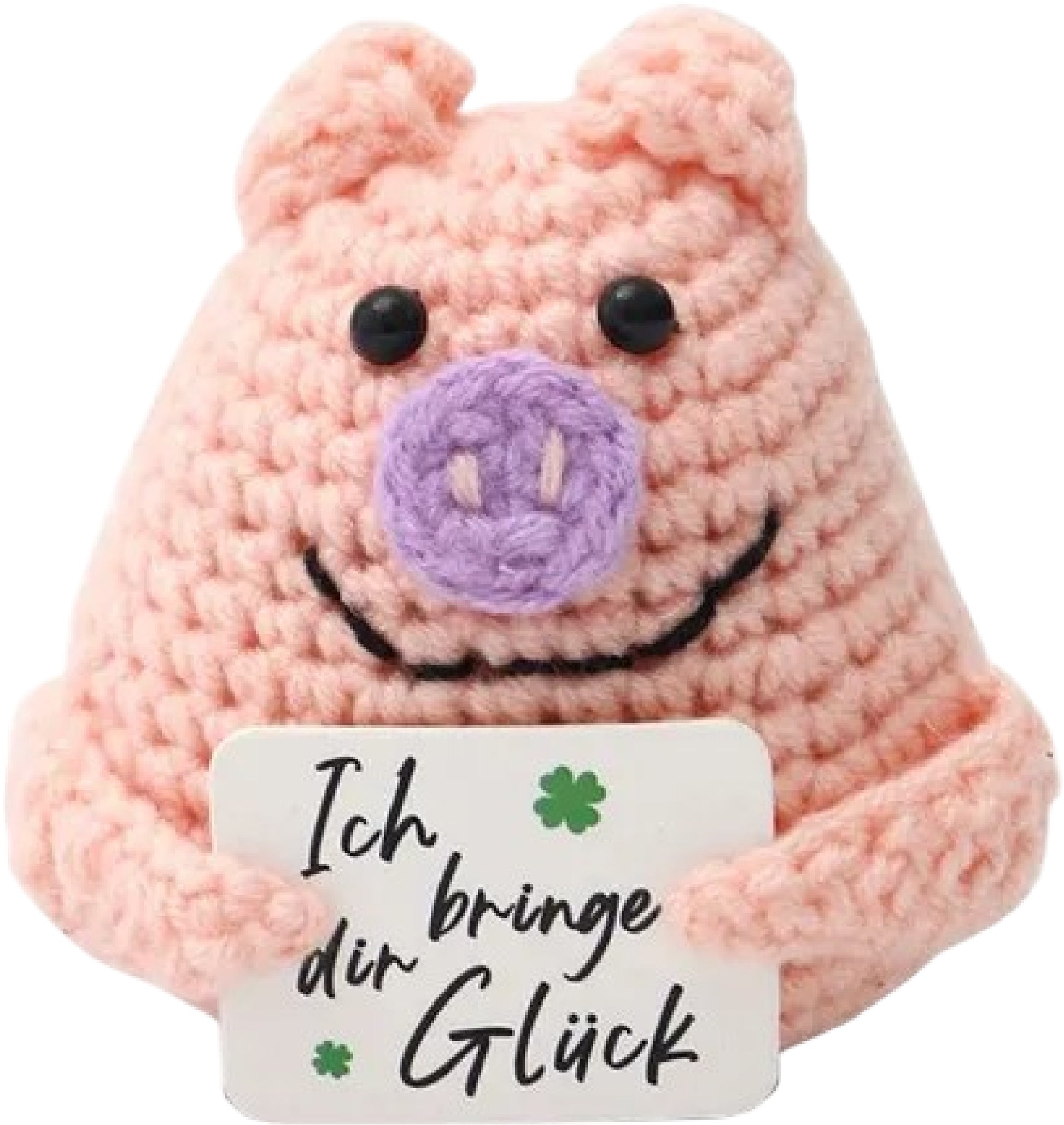 I am Creative Plüschtier Positive Pig – 6,0 cm – rosa