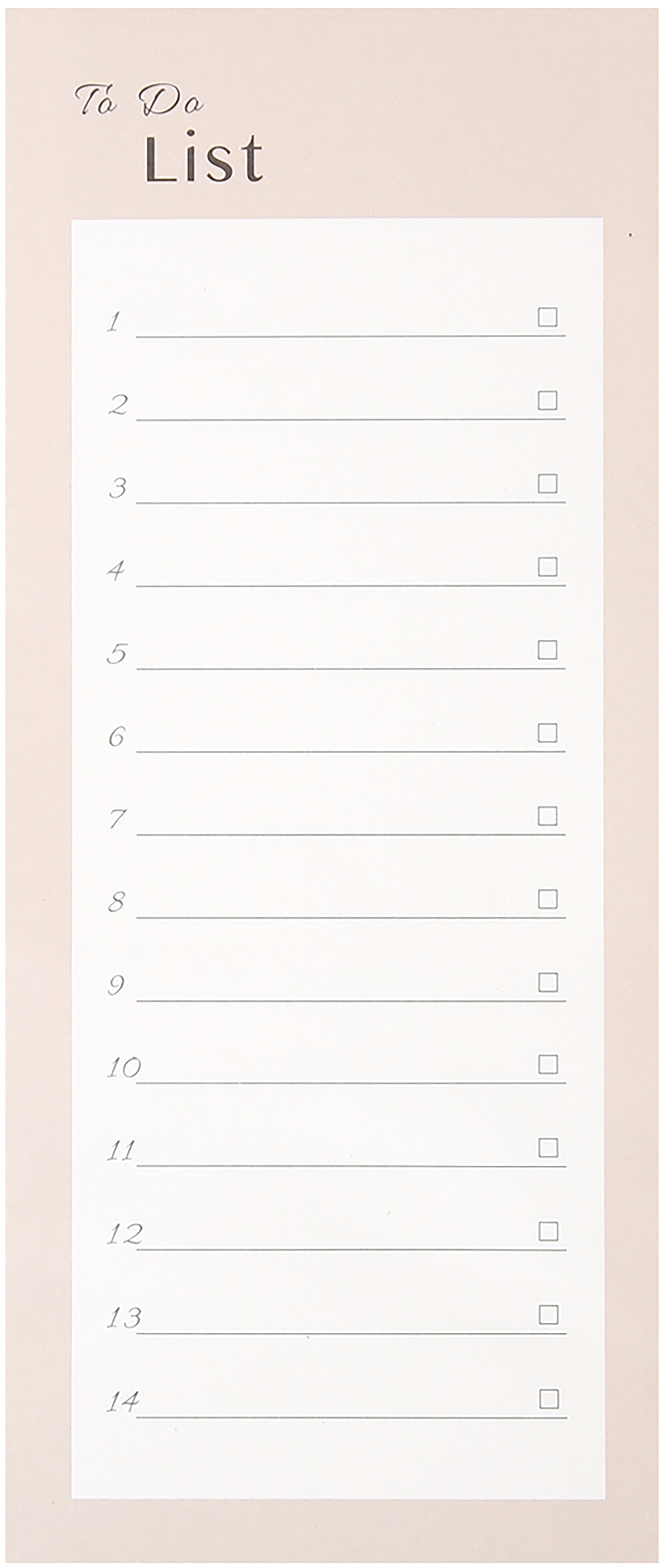 I am creative Notizblock – 90 × 210 mm – 80 Blatt – nummeriert, Abhakfeld – rosa