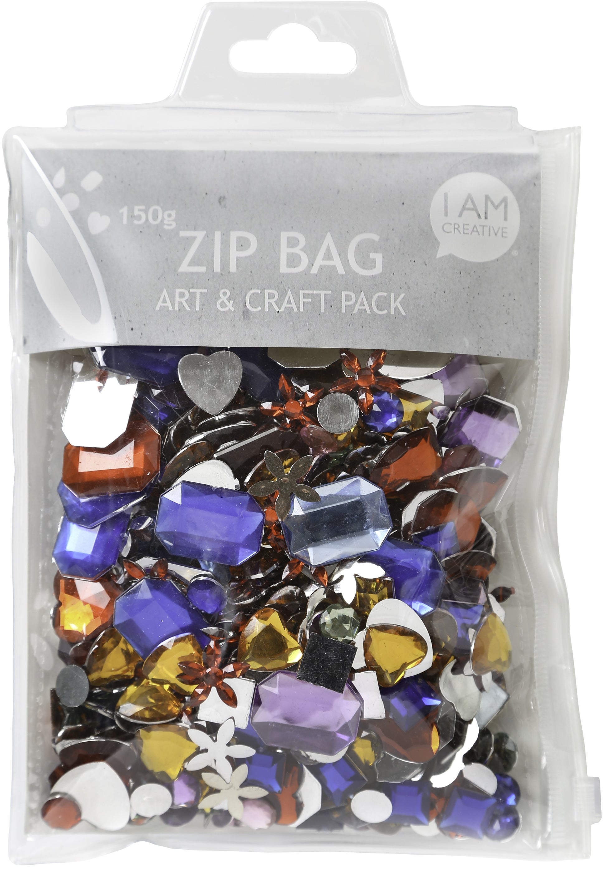 I am creative Schmuckstein-Set, Zip-Bag, 170 g