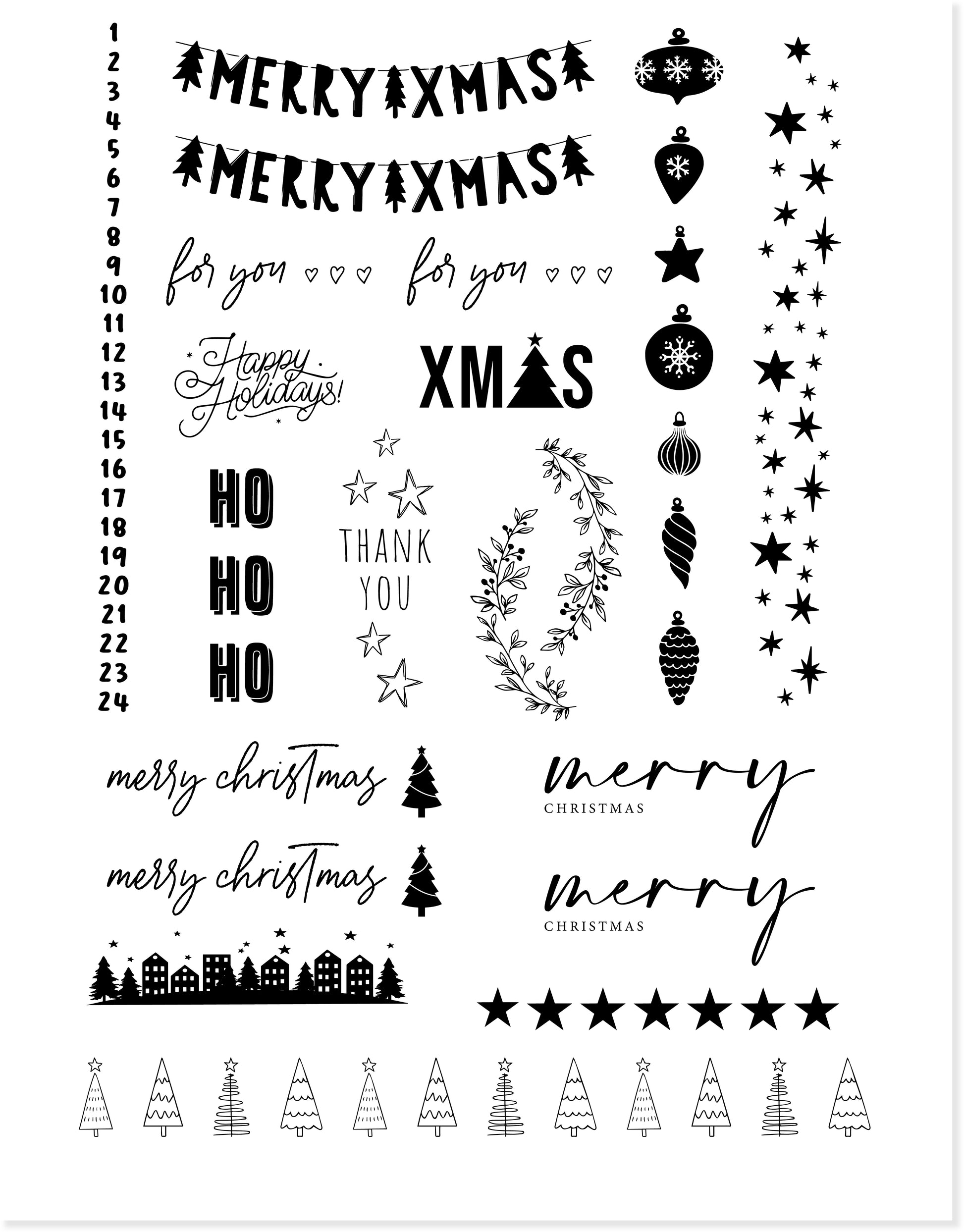 I am creative Kerzentattoo, A4, Xmas I