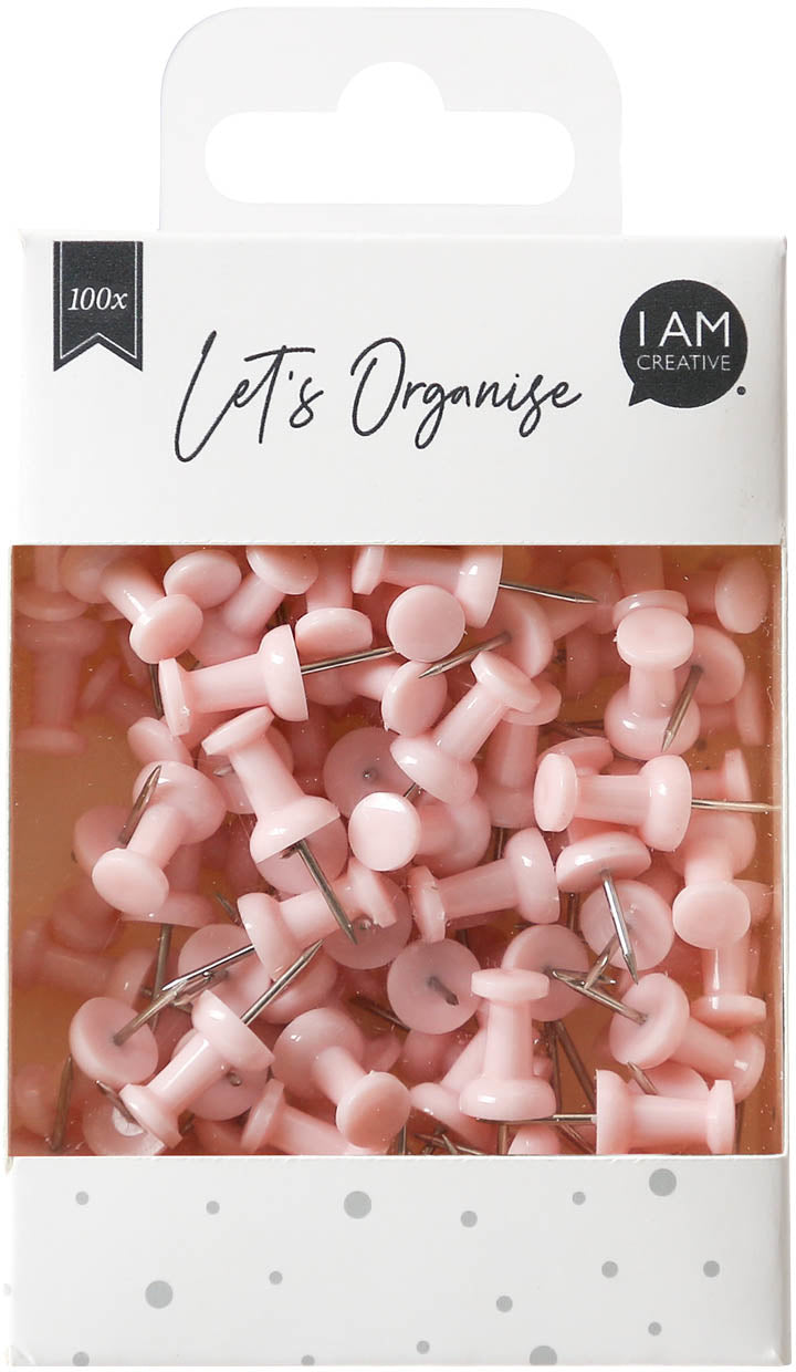 I am creative Reissnägel – Ø 9 × 24 mm, rosa