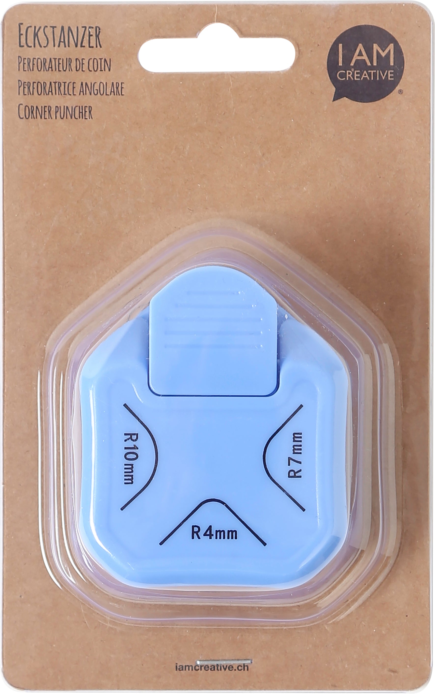 I am creative 4048.01 – Eckstanzer, 3 Rundungen (4, 7, 10 mm)