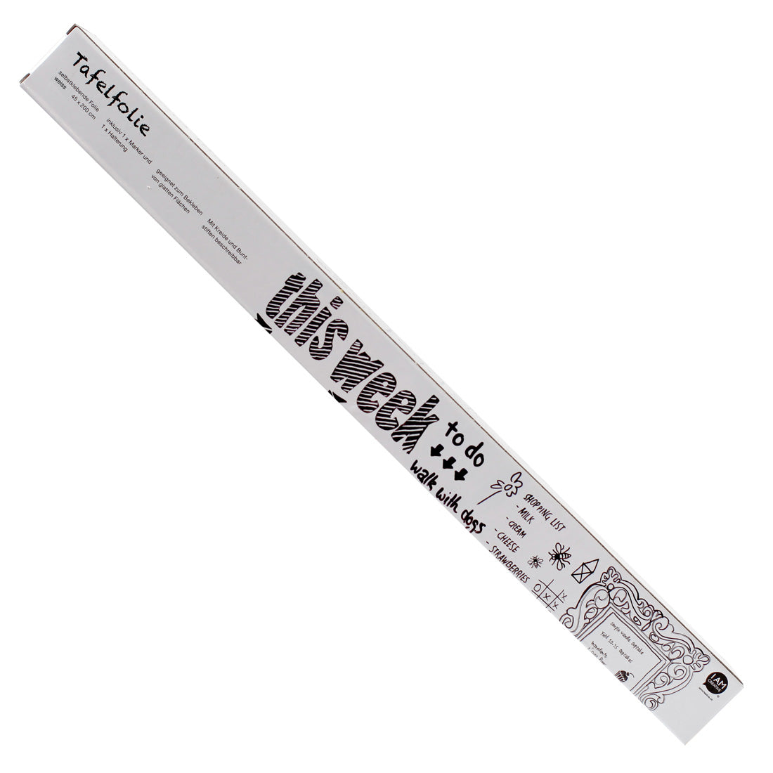I am creative Vinylfolie 4075.02 Weiss – 4,5 cm × 46,2 cm
