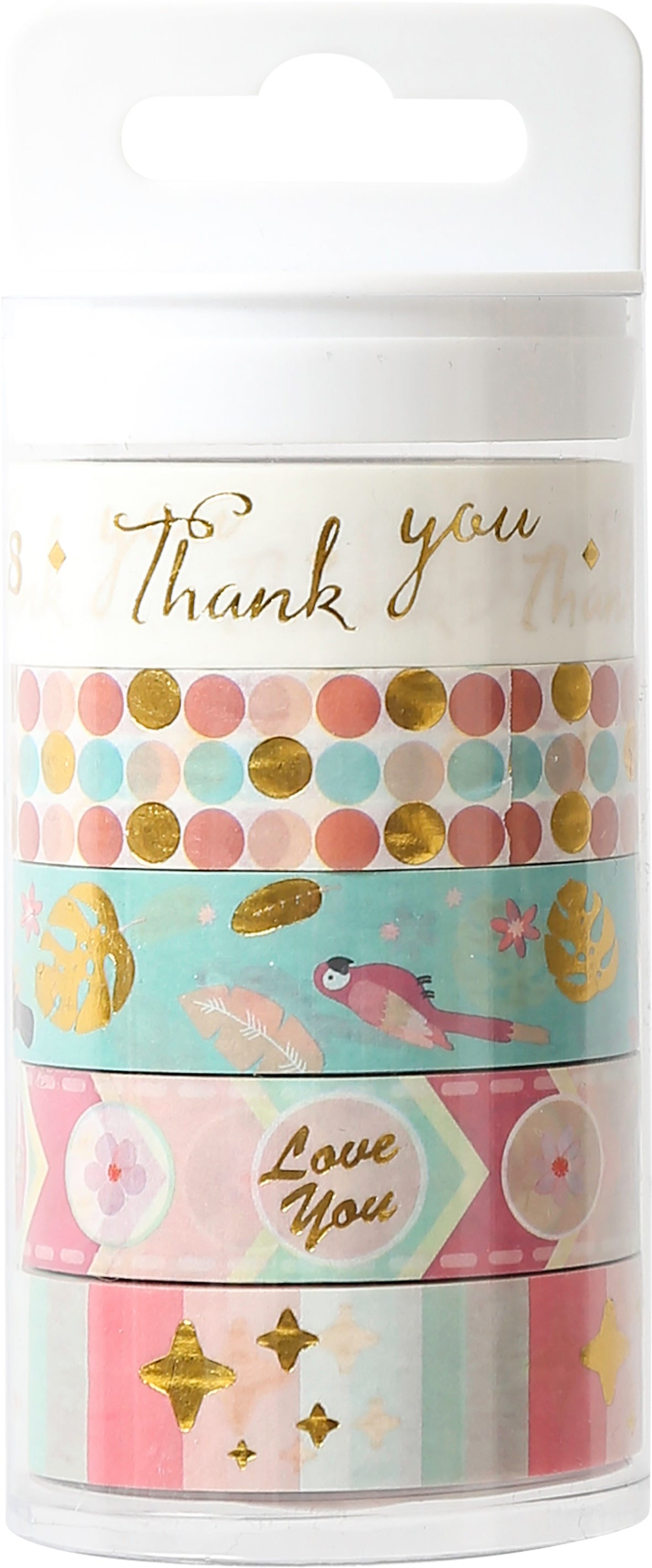 I am creative I AM CREA 4085.109 Washi Tape Set – mehrfarbig, Papier, selbstklebend, wiederablösbar