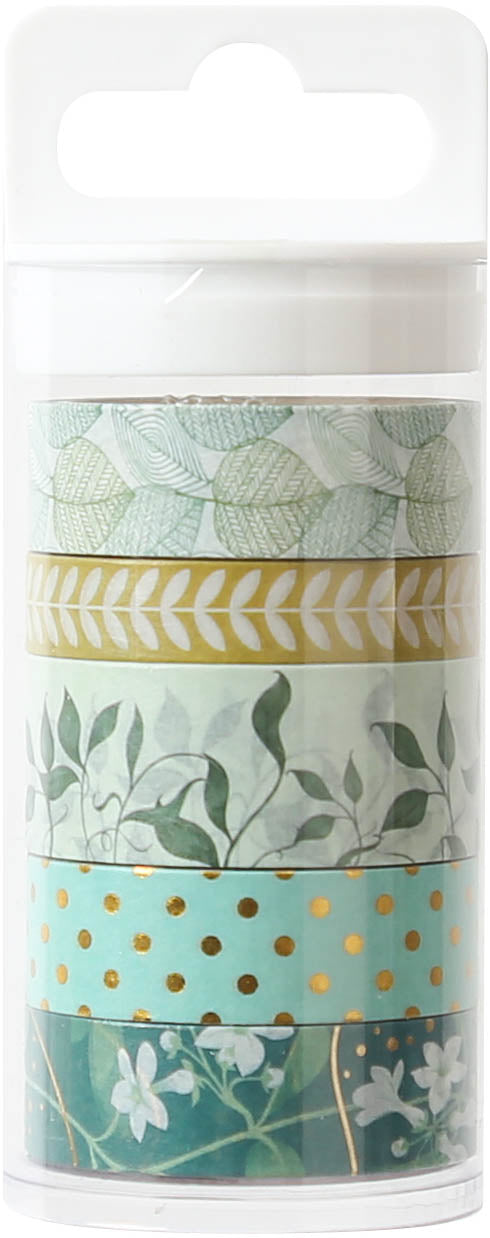 I am creative Washi Tape (Deko) – Breitenmix 10/20 mm × 5 m, Mehrfarbig, Papier, Wiederablösbar