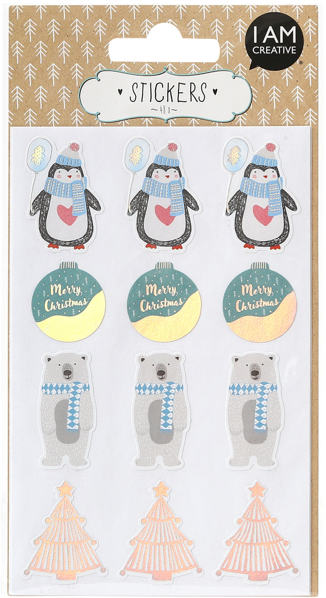 I am creative Sticker, Weihnachten, 105 × 190 mm