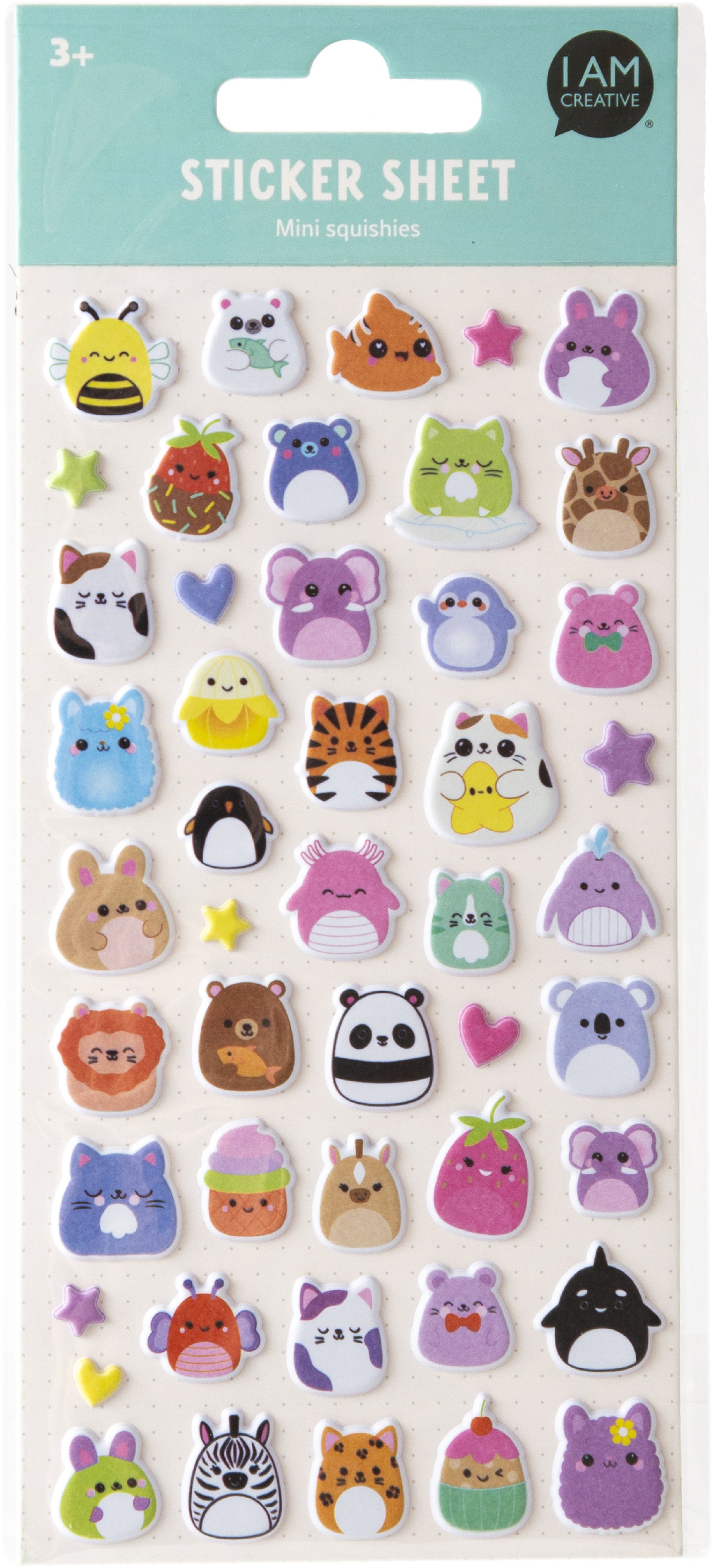 I am creative Sticker/Etiketten, 3D (Puffy), PET, 95 × 210 mm
