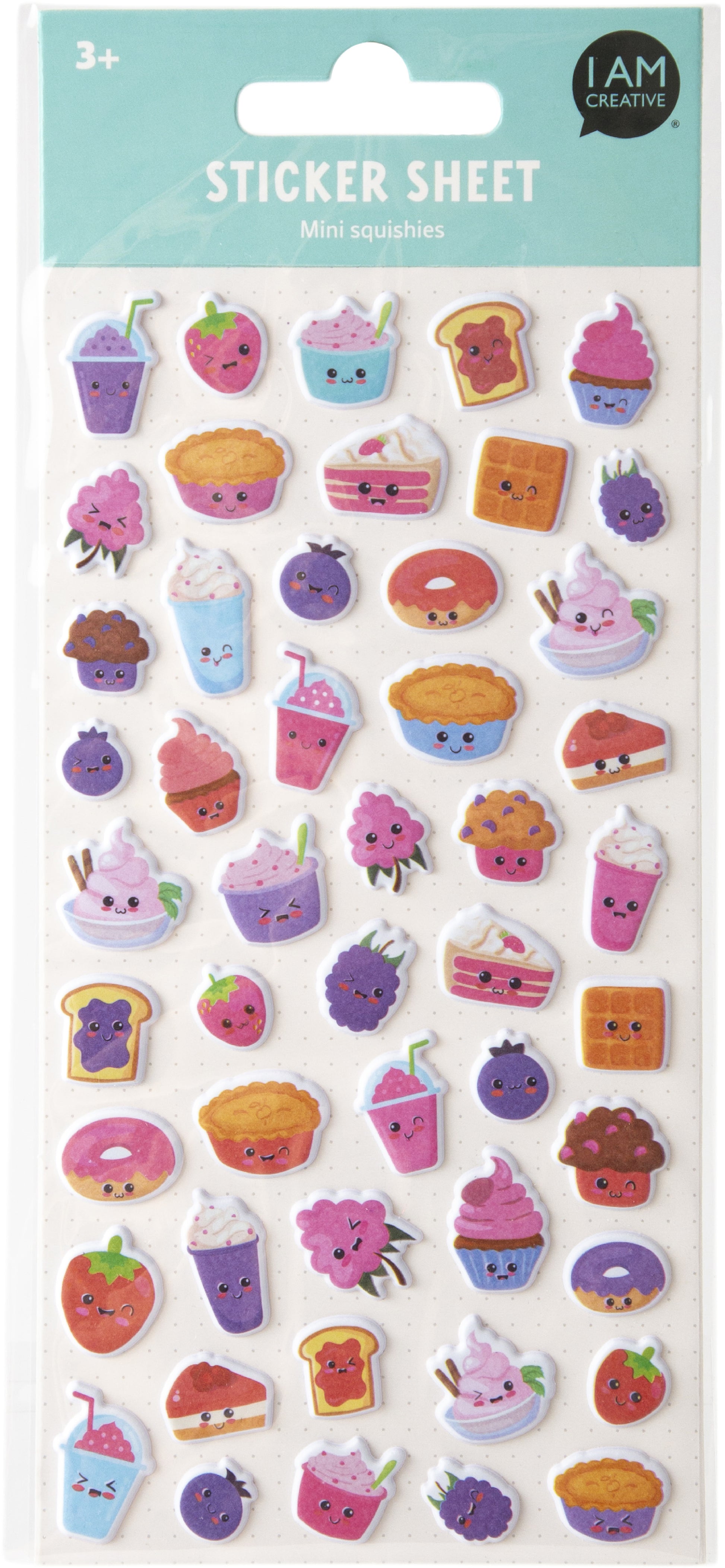 I am creative Sticker 3D, mini (puffy) – 9.5 × 21 cm, Smoothie