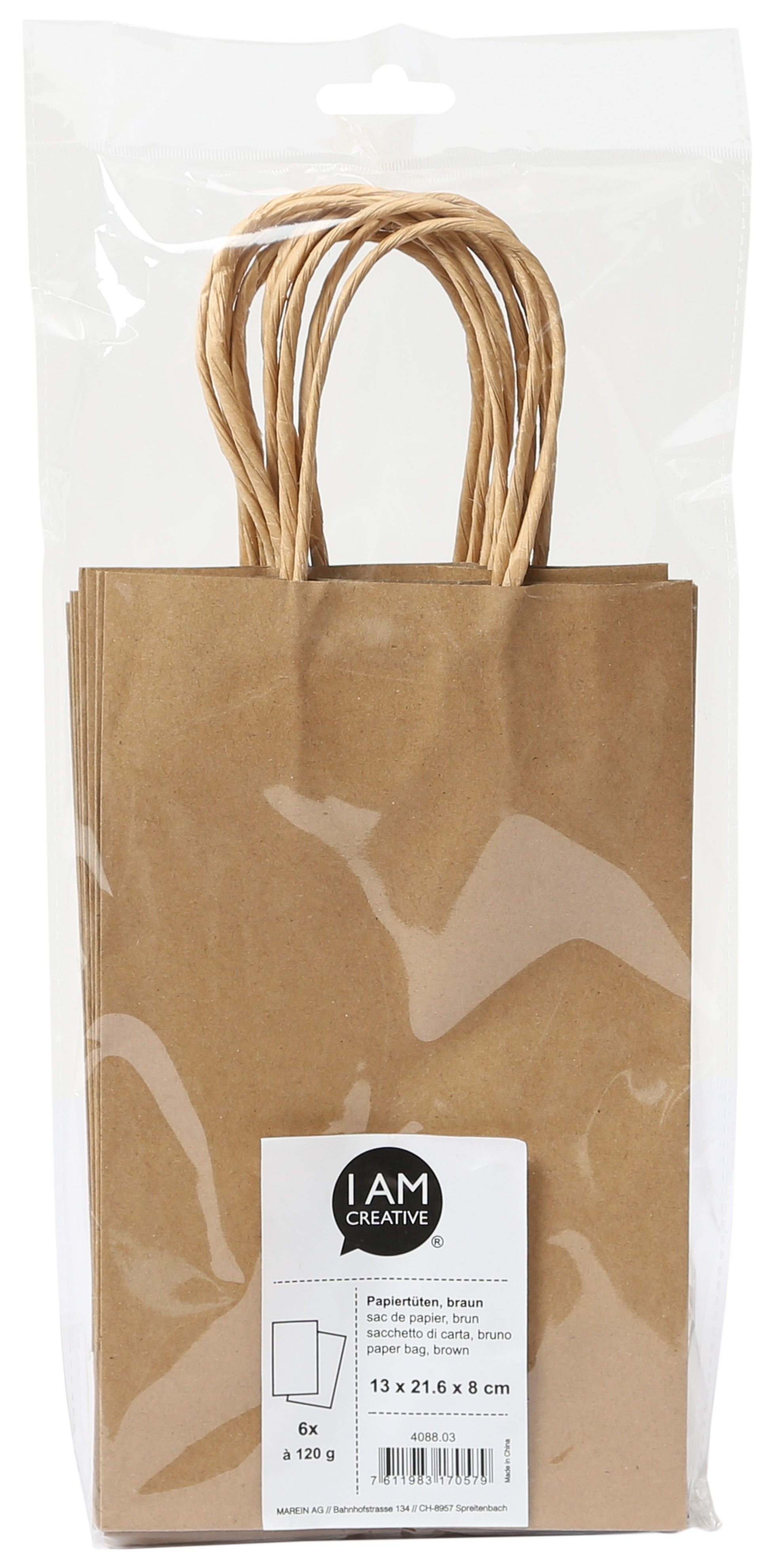 I am creative Geschenktasche – 155 × 345 × 30 mm
