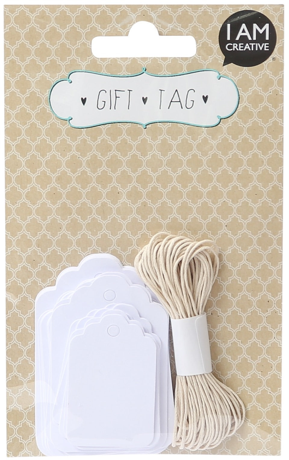 I am creative Geschenkanhänger BOHO Tag Set II – 30 × 46 mm, 40 × 62 mm, 45 × 70 mm – 30 Stk.