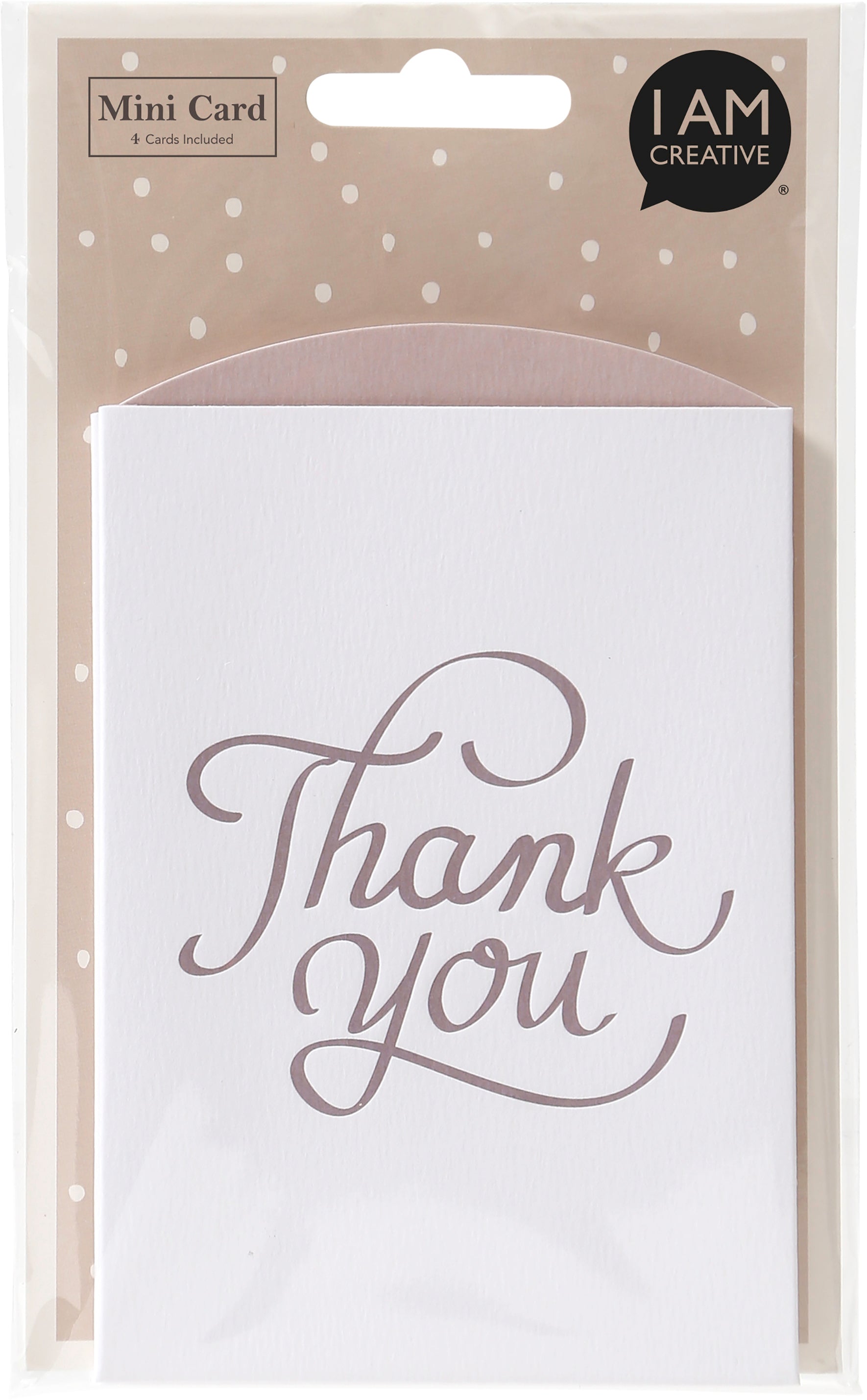 I am creative Dankeskarten – 105 × 170 mm, Thank You – 8 Stk