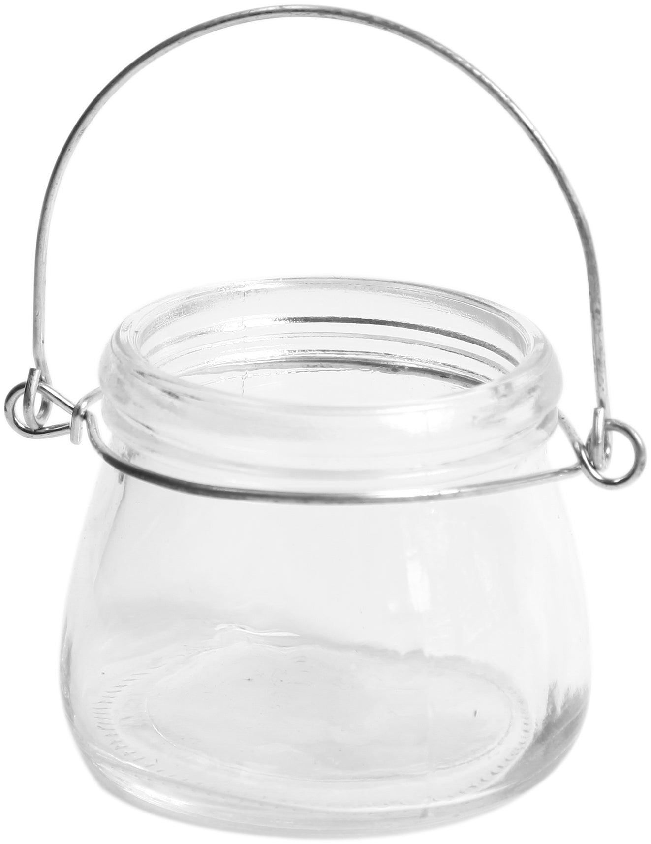I am creative Windlicht – Glas – Ø 8 × 6,3 cm – mit Bügel